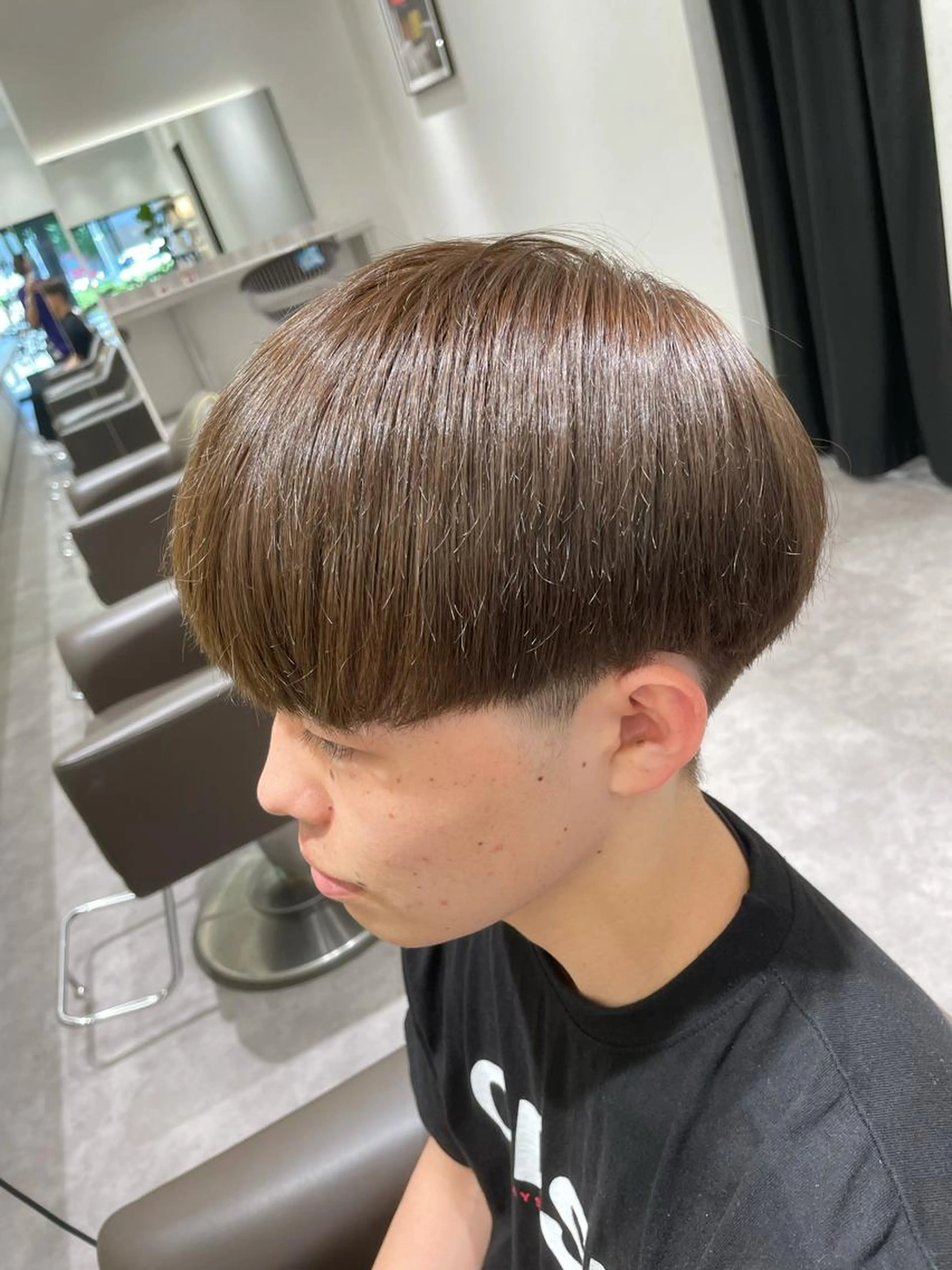 【パーマ落とし】メンズカット+ストレートパーマ＋1STEPトリートメント【パーマに飽きた方はこちら】の写真