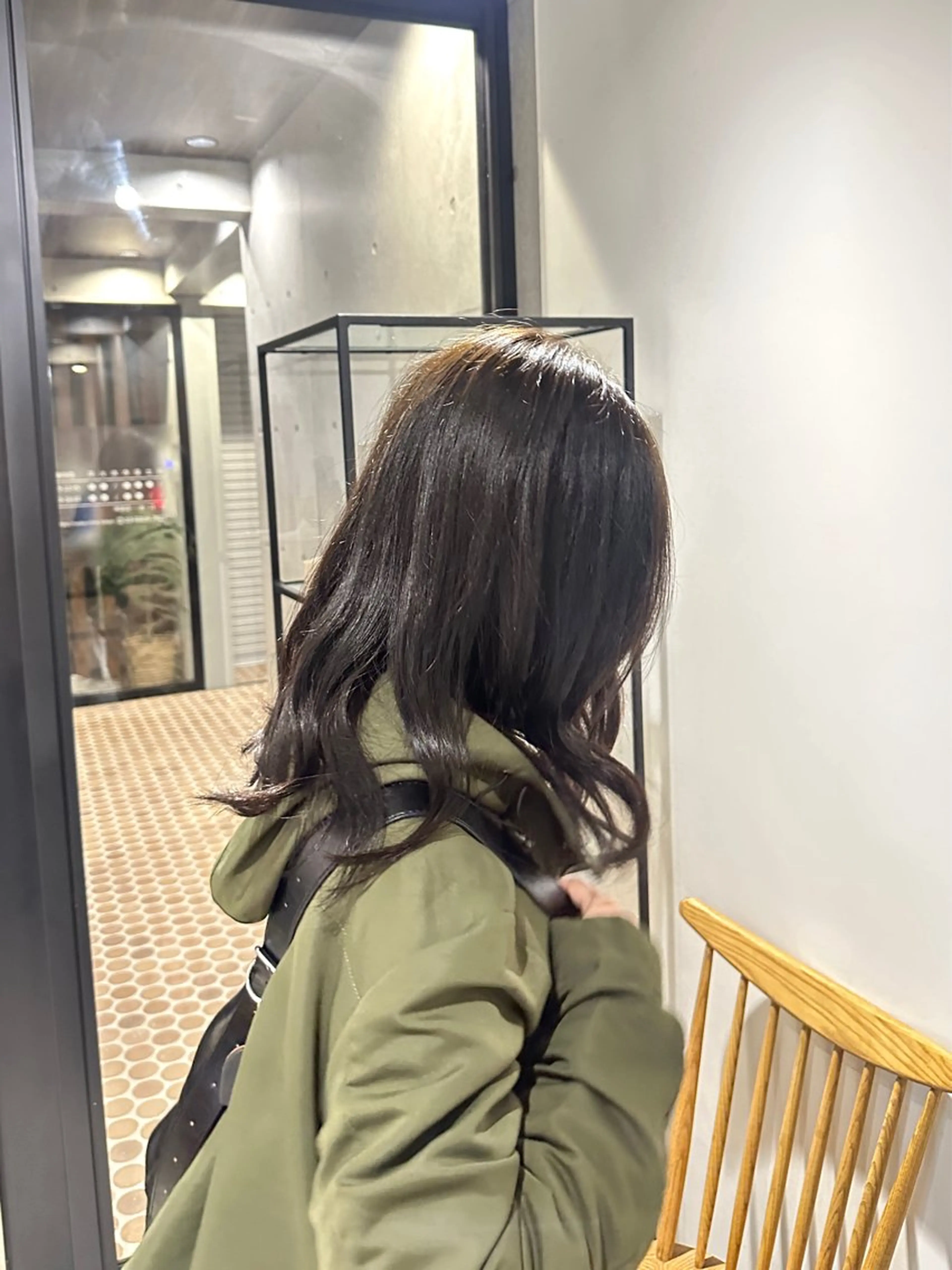 セミロング ヘアカラー トリートメント 中里　凜 /自由が丘のヘアスタイル