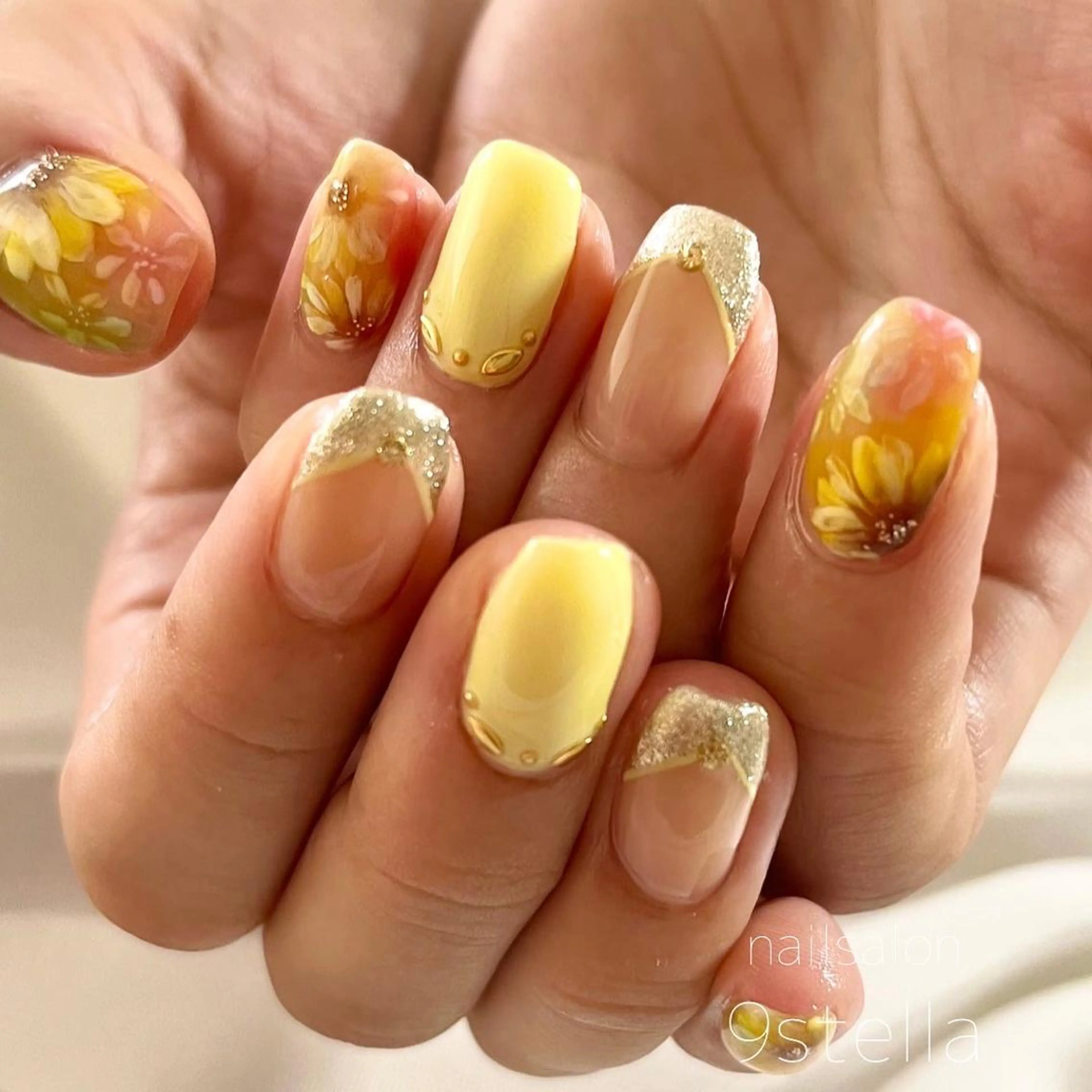 ネイル ハンドネイル nailsalon 9stella所属・久保 菜摘のネイルデザイン