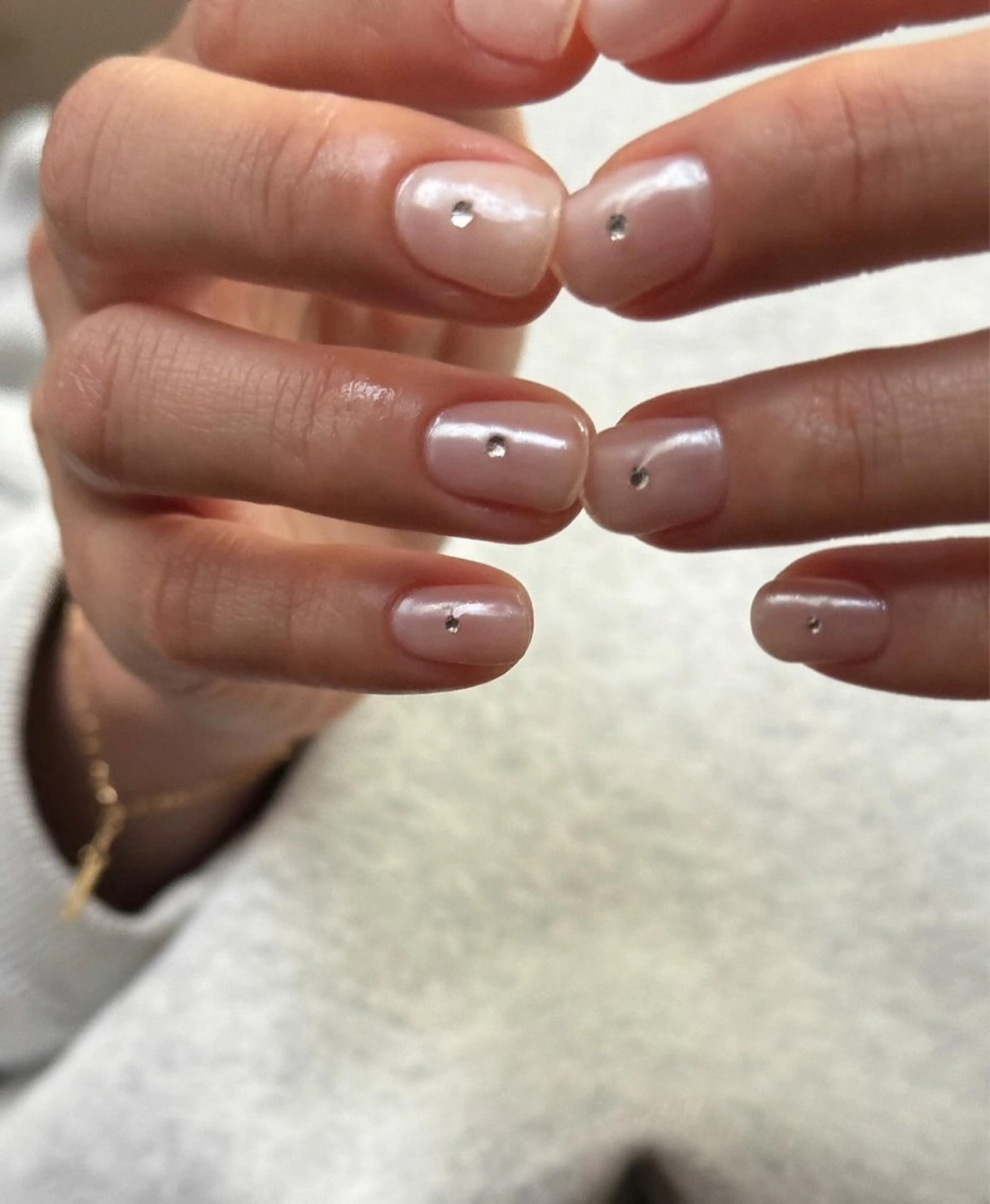 ネイル ミラーネイル ニュアンスネイル ストーンネイル lacier nailのネイルデザイン