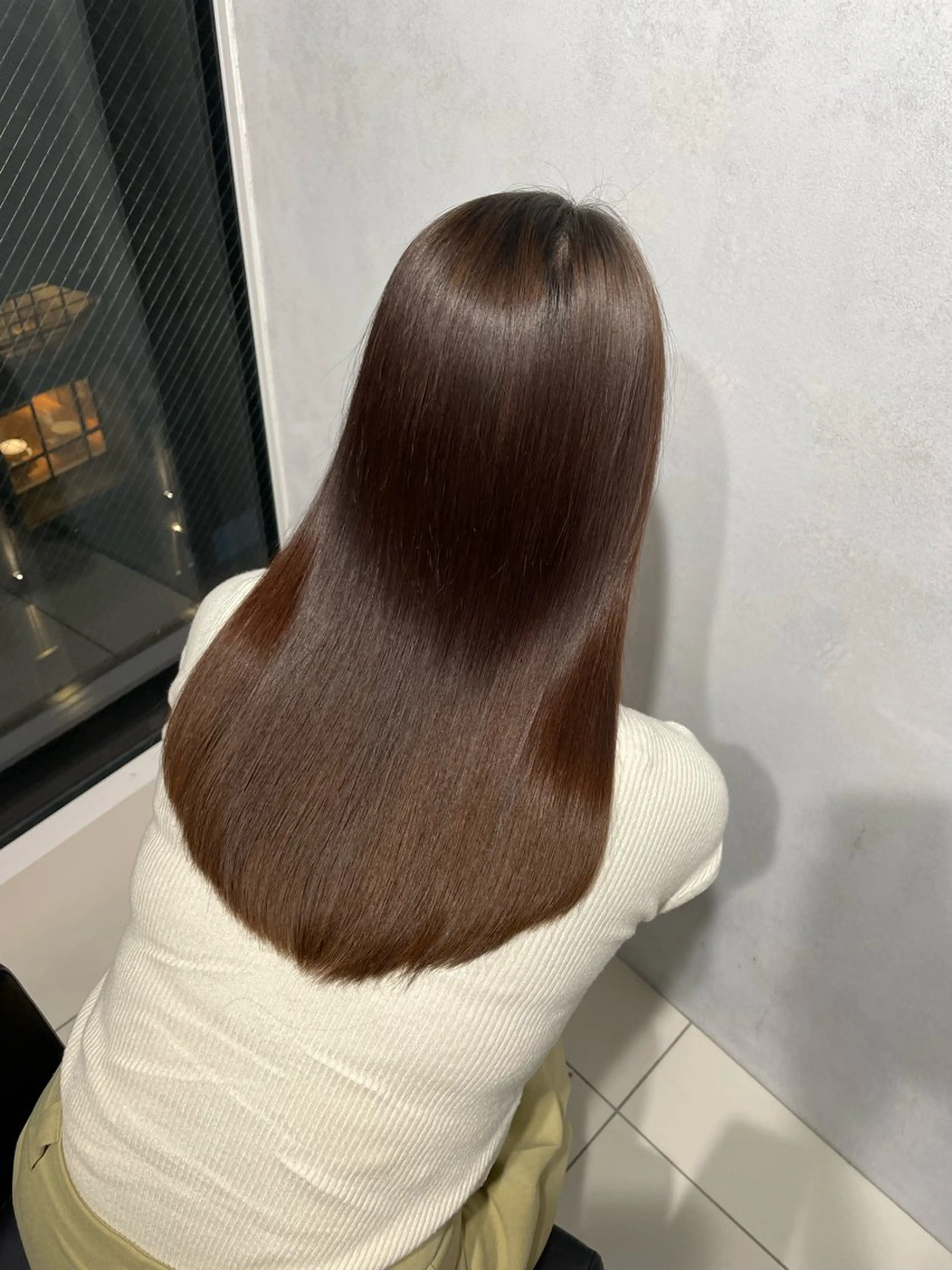 ロング カット 縮毛矯正 トリートメント ヘッドスパ ✨髪質改善✨美髪 矯正🫧小泉のヘアスタイル