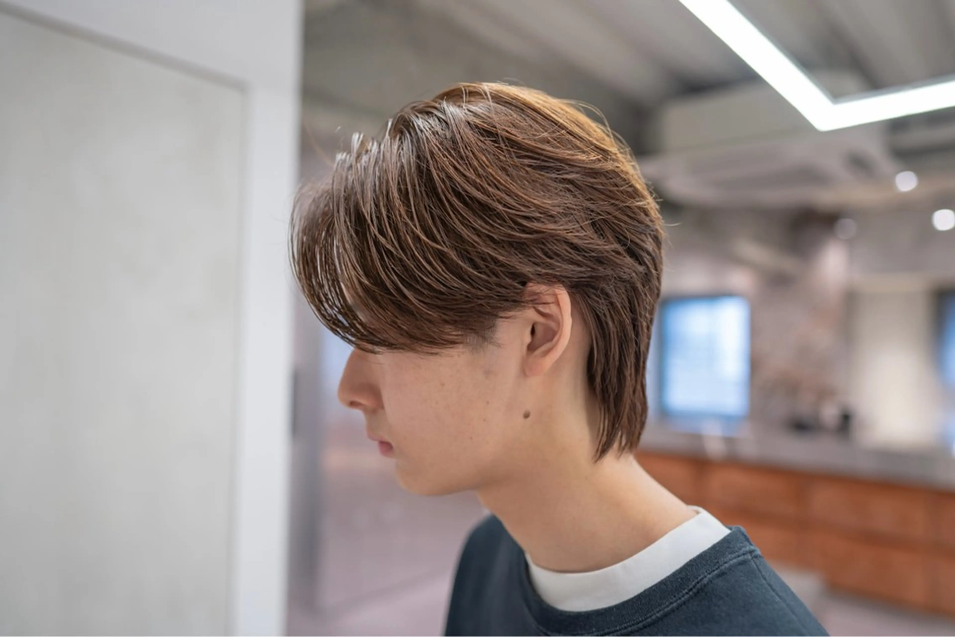 ショート パーマ メンズ 波巻きスパイラルパー マ/シャドウパーマ駿のヘアスタイル