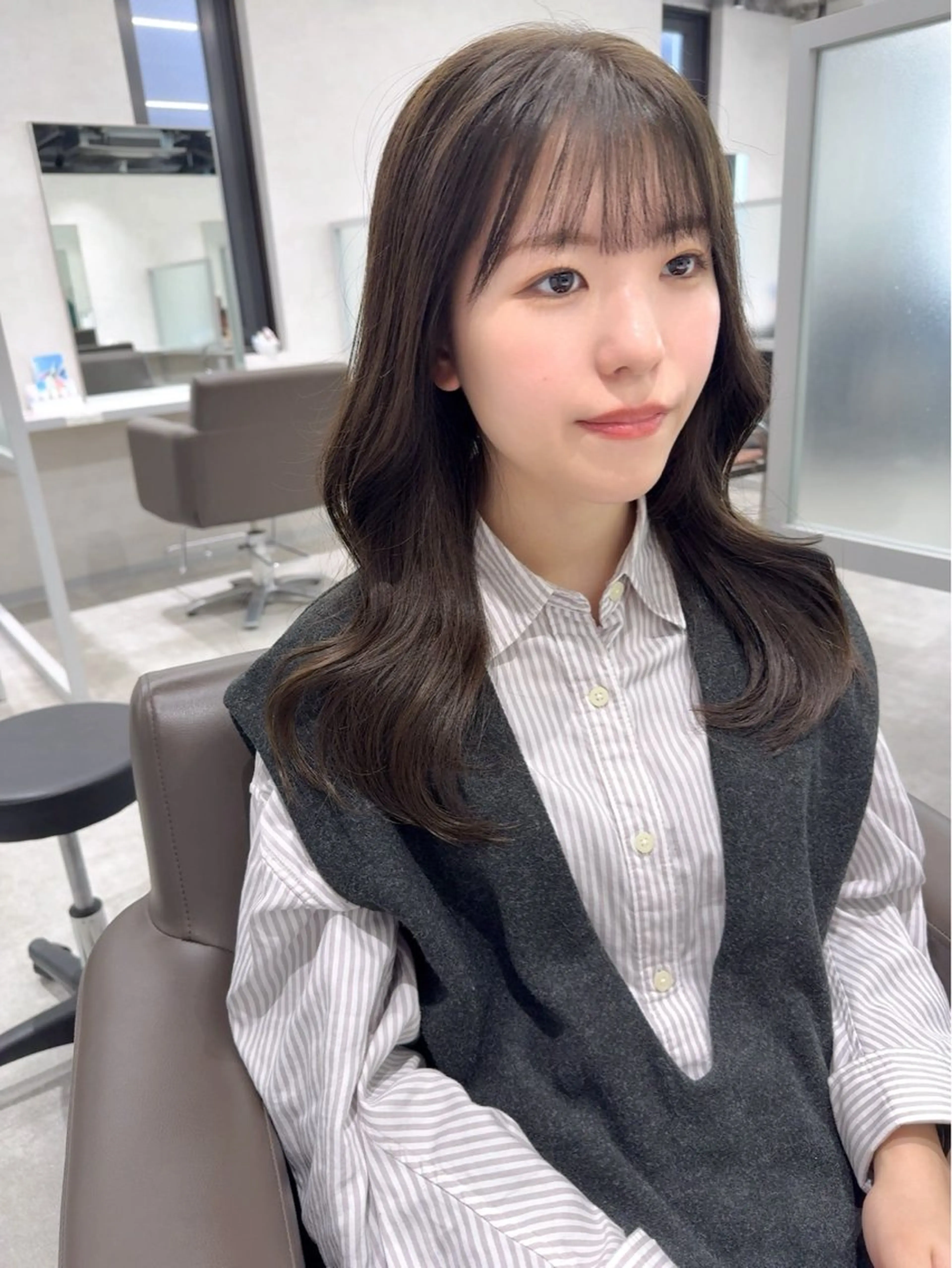 ロング 明松 功喜のヘアスタイル