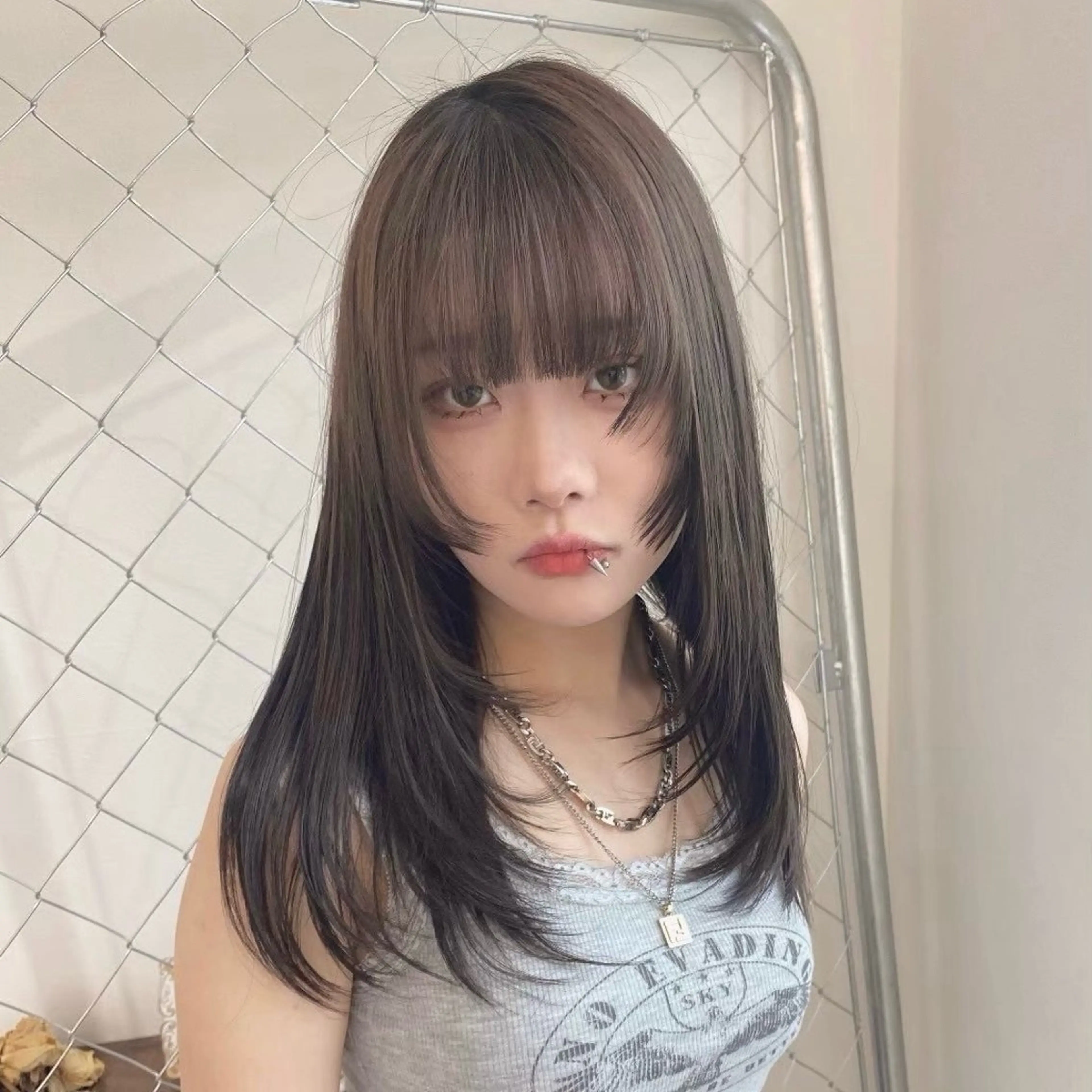 ショート カラー face所属・🦋艶カラー🦋 sakiaのヘアスタイル