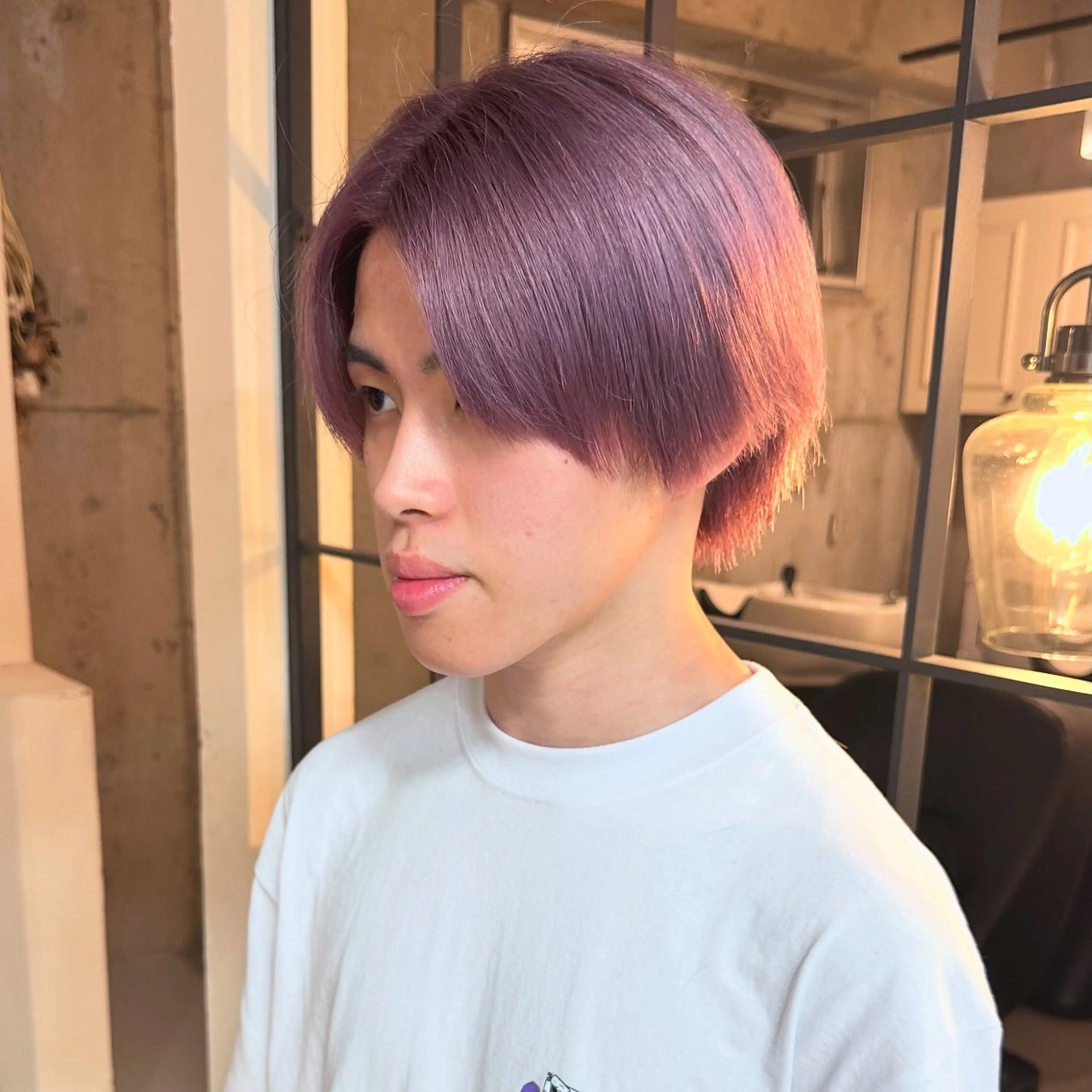 カラー メンズ メンズブリーチ ダウンパーマ メンズハイライト メンズハイトーン メンズインナーカラー ヘアカラー XELM/ハイトーン /高崎/RUIのヘアスタイル
