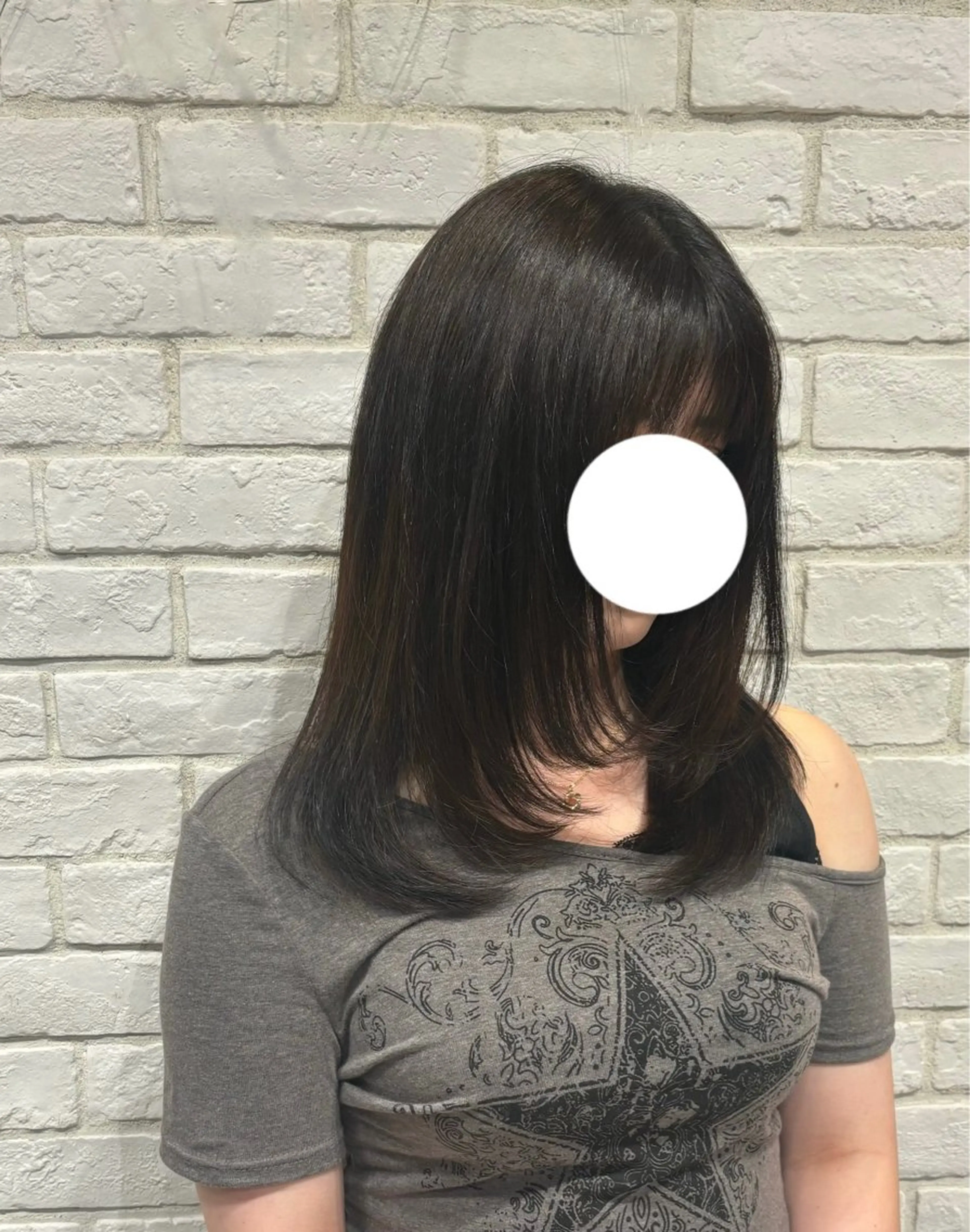 ロング カラー 顔まわりレイヤー 韓国風ヘア レイヤーカット The C 橋本所属・TheC/Eight ショート/ボブ🫧のヘアスタイル