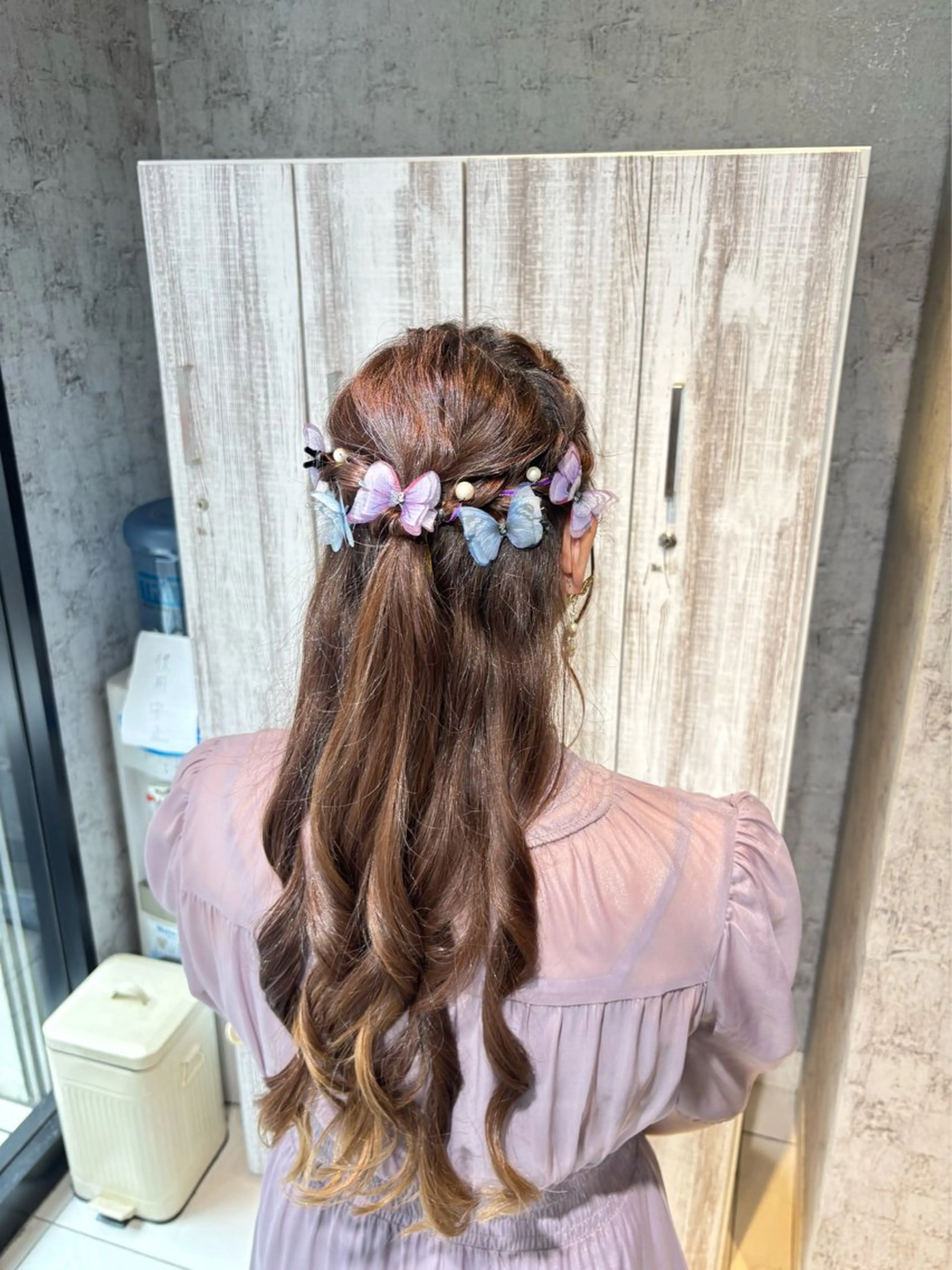 ロング ヘアアレンジ ヘアセット 🎀カラーモデル 募集中🎀のヘアスタイル