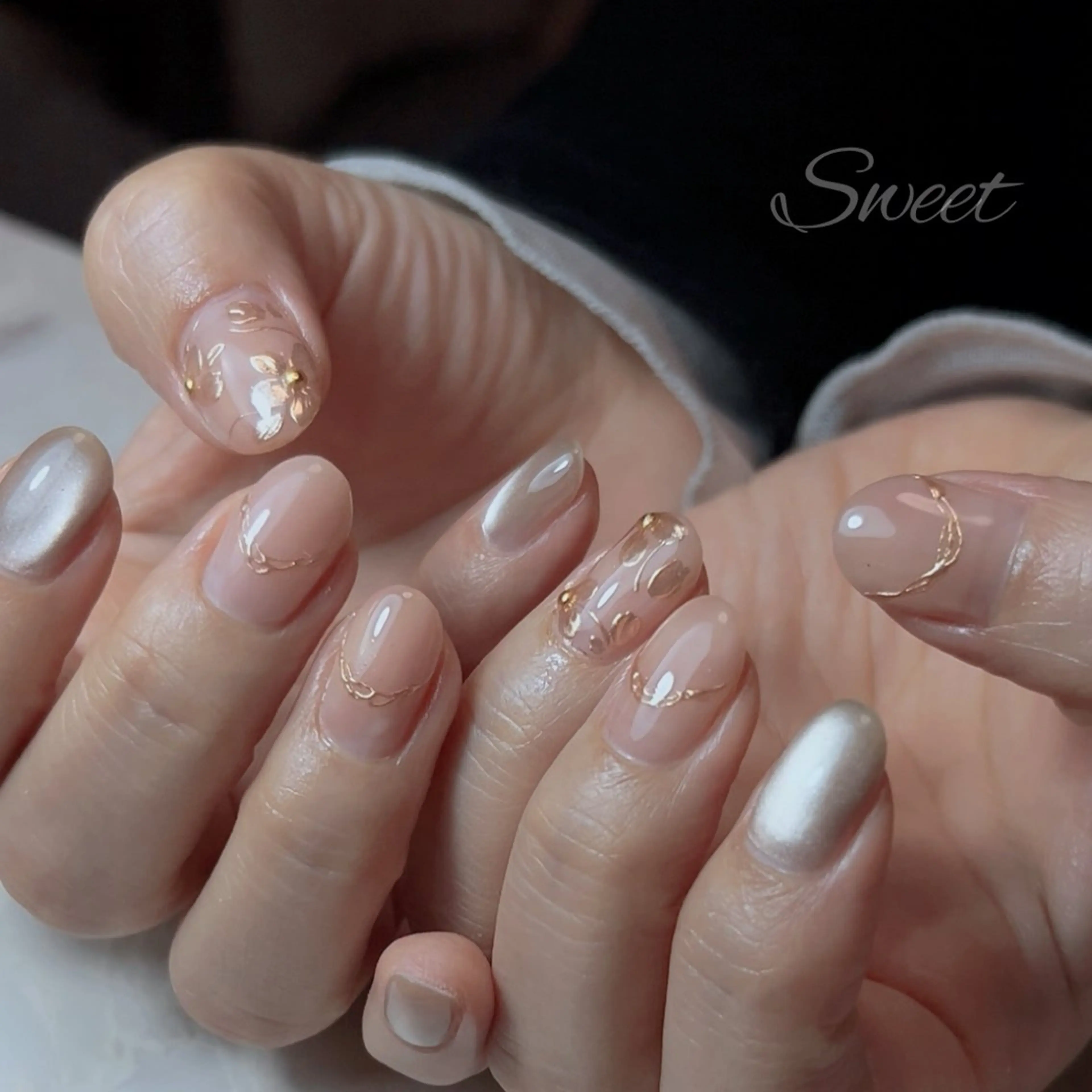 ネイル ハンドネイル sweet 仲野陽子のネイルデザイン