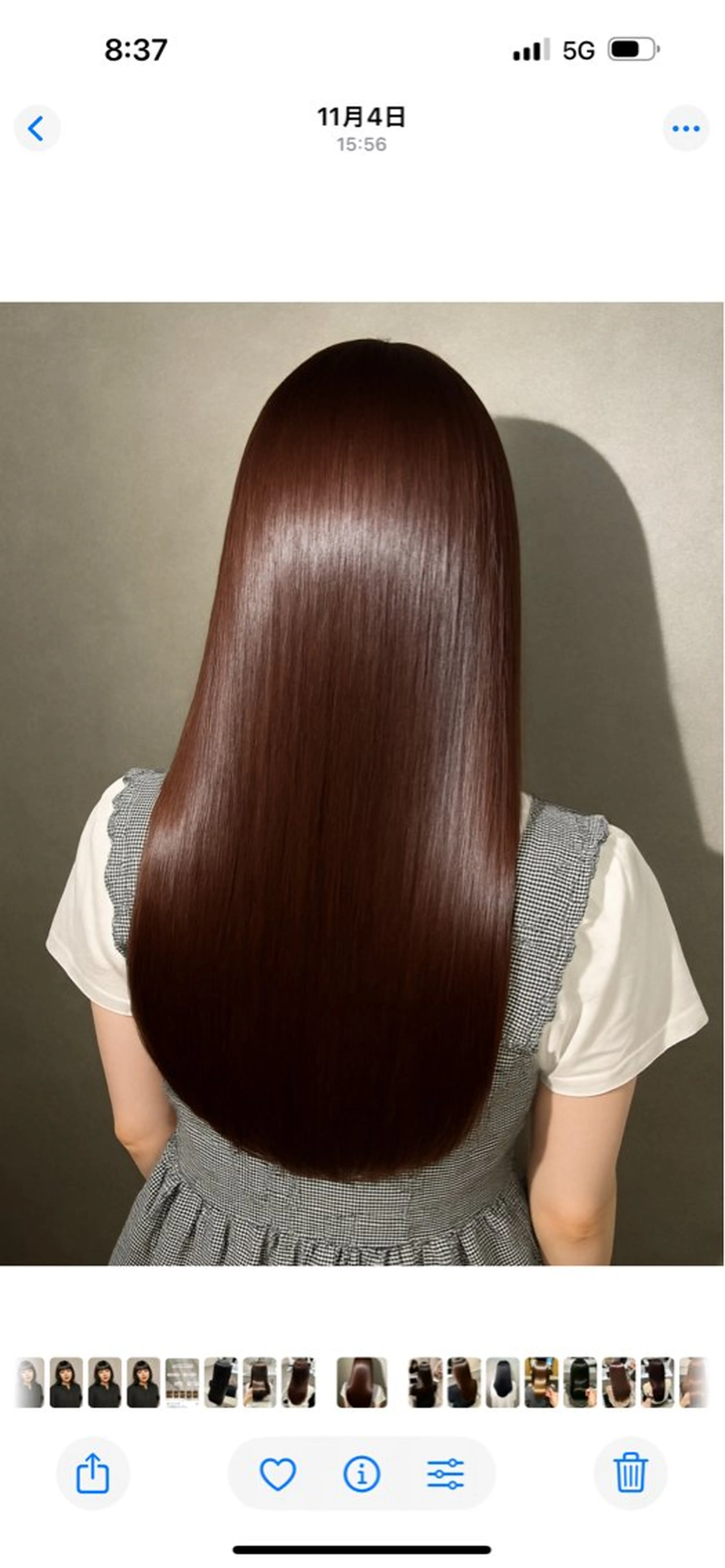 ロング パーマ カット 縮毛矯正 トリートメント 【nui 茨木】 🫧清水優🫧のヘアスタイル