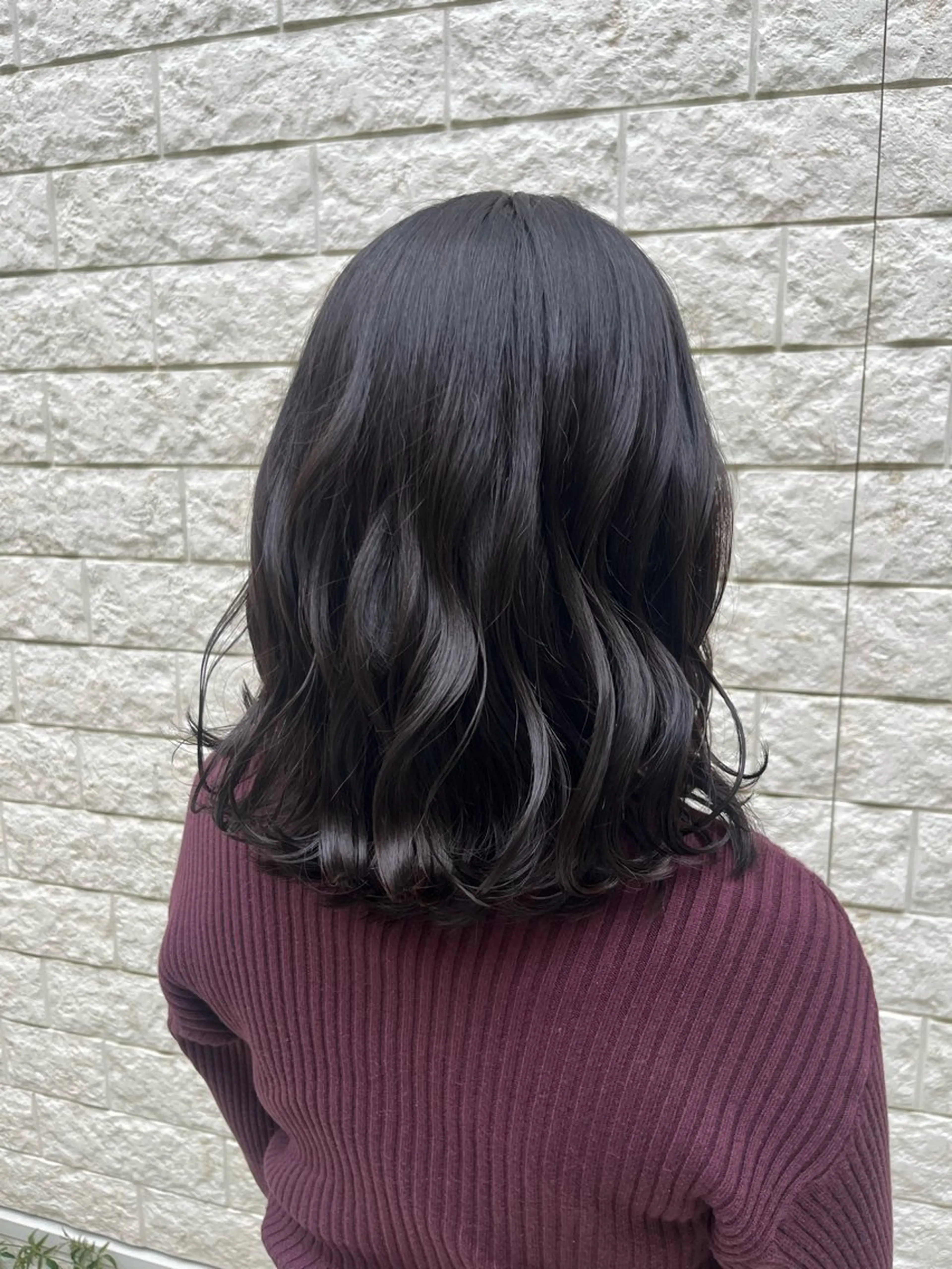 ミディアム カラー 透明感カラー オリーブグレー 無料カットモデル‪✨ ✂️Nanami🌷のヘアスタイル