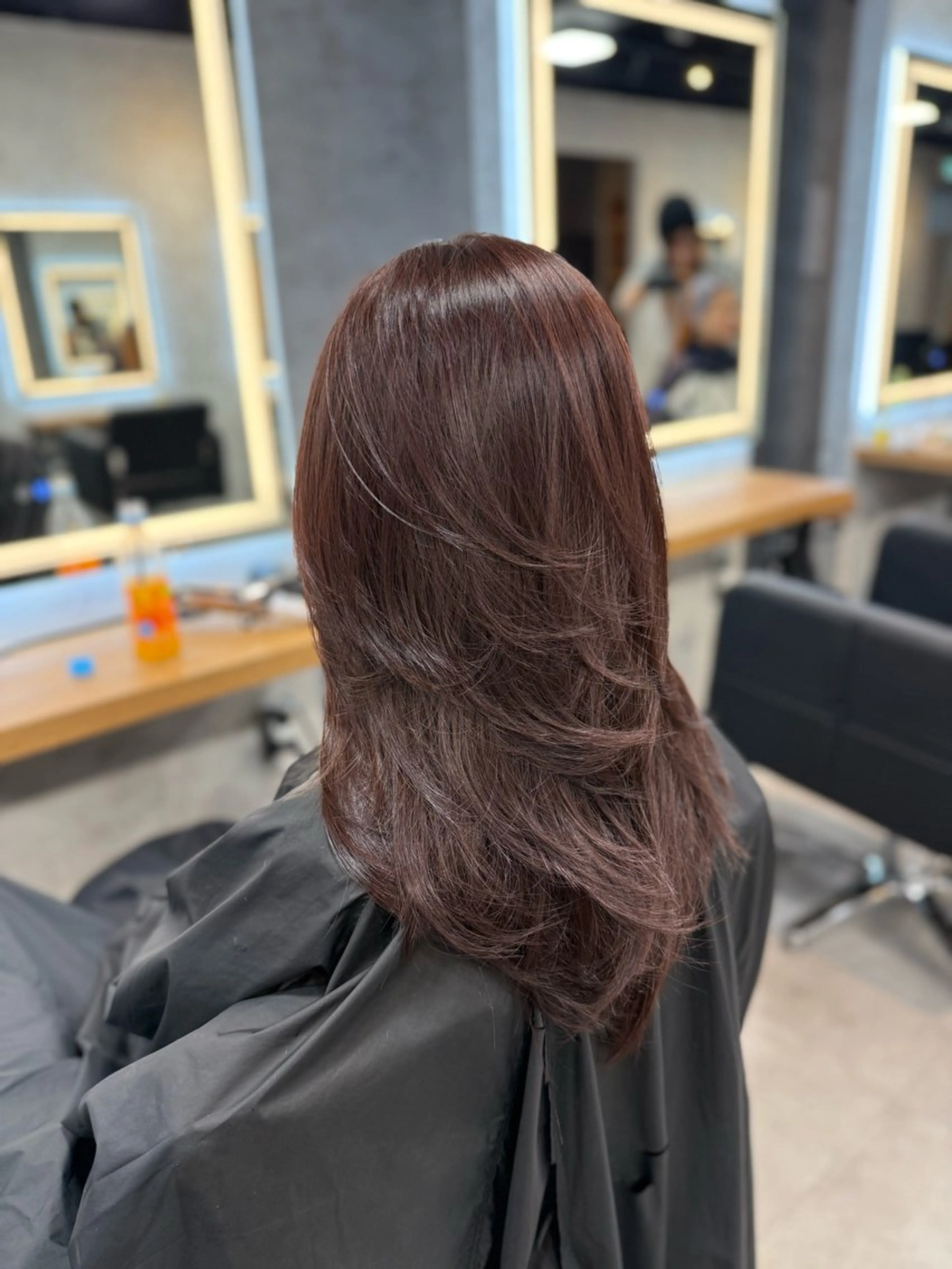 ロング カラー ヘアアレンジ カット ヘアカラー トリートメント ヘアセット 札幌レイヤーカット× 透明感カラーの達人のヘアスタイル