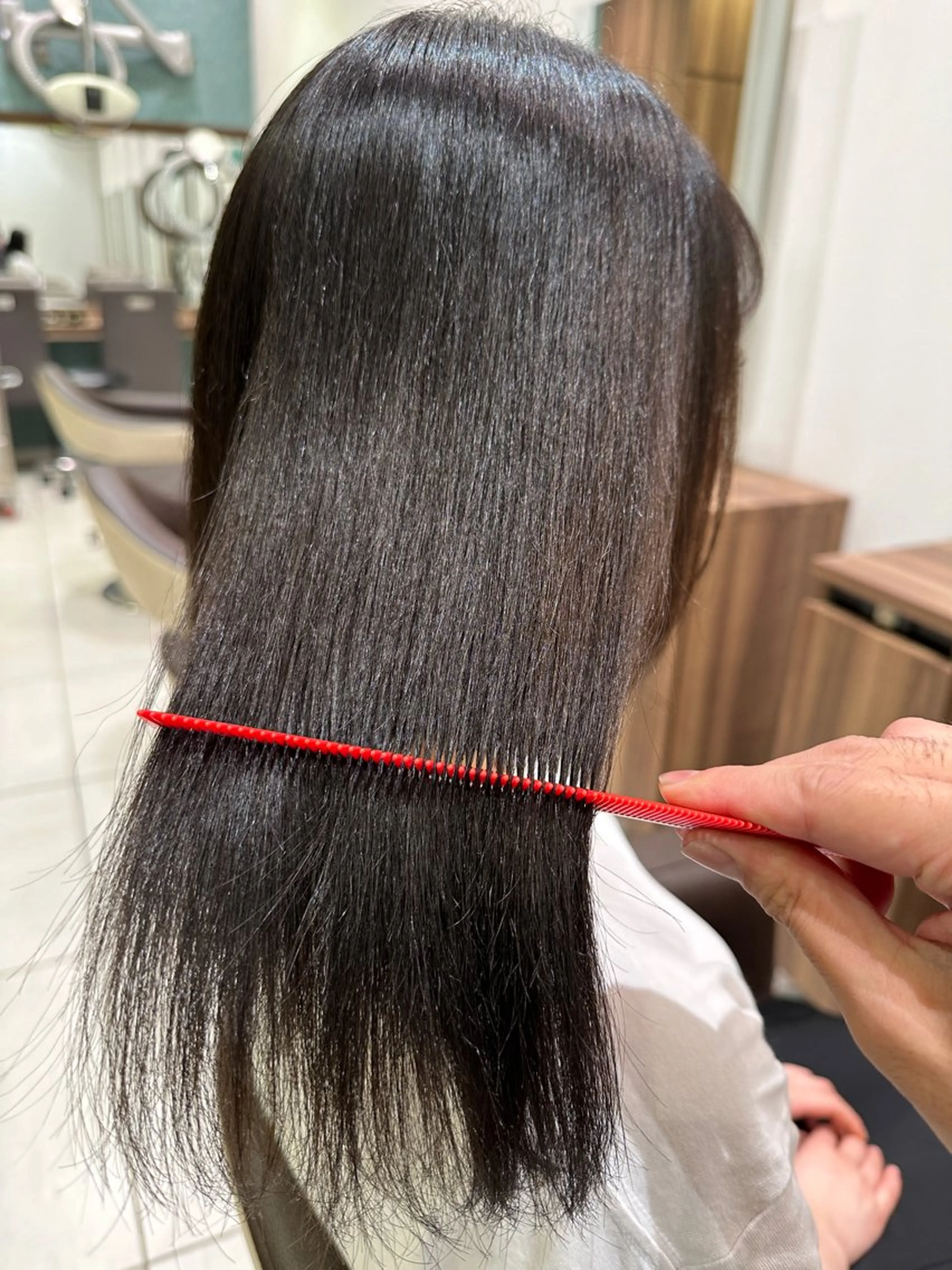 ミディアム 日野・八王子縮毛矯正 ワタナベリョウマのヘアスタイル