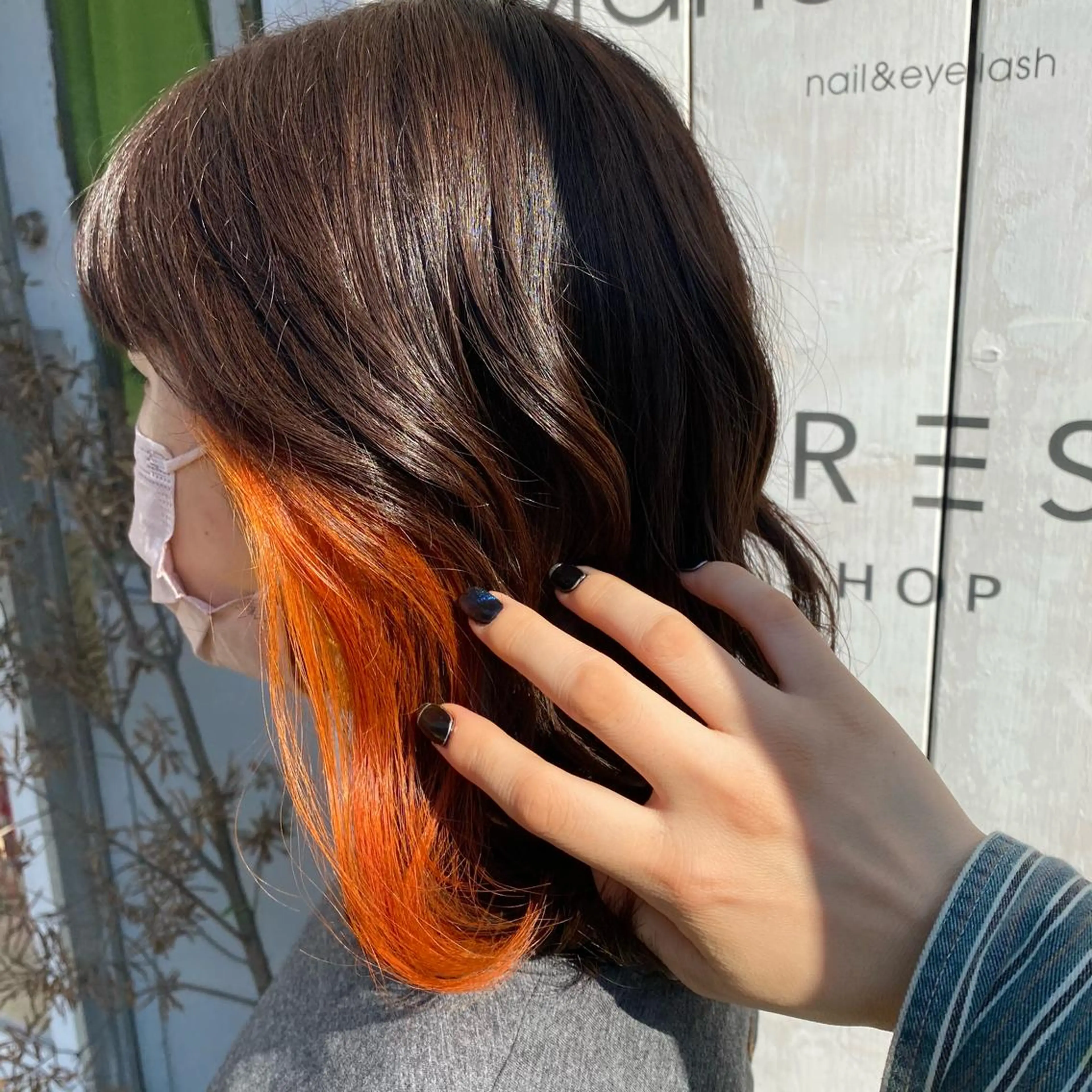 ミディアム カラー Sia中野新橋 田中 優莉乃のヘアスタイル