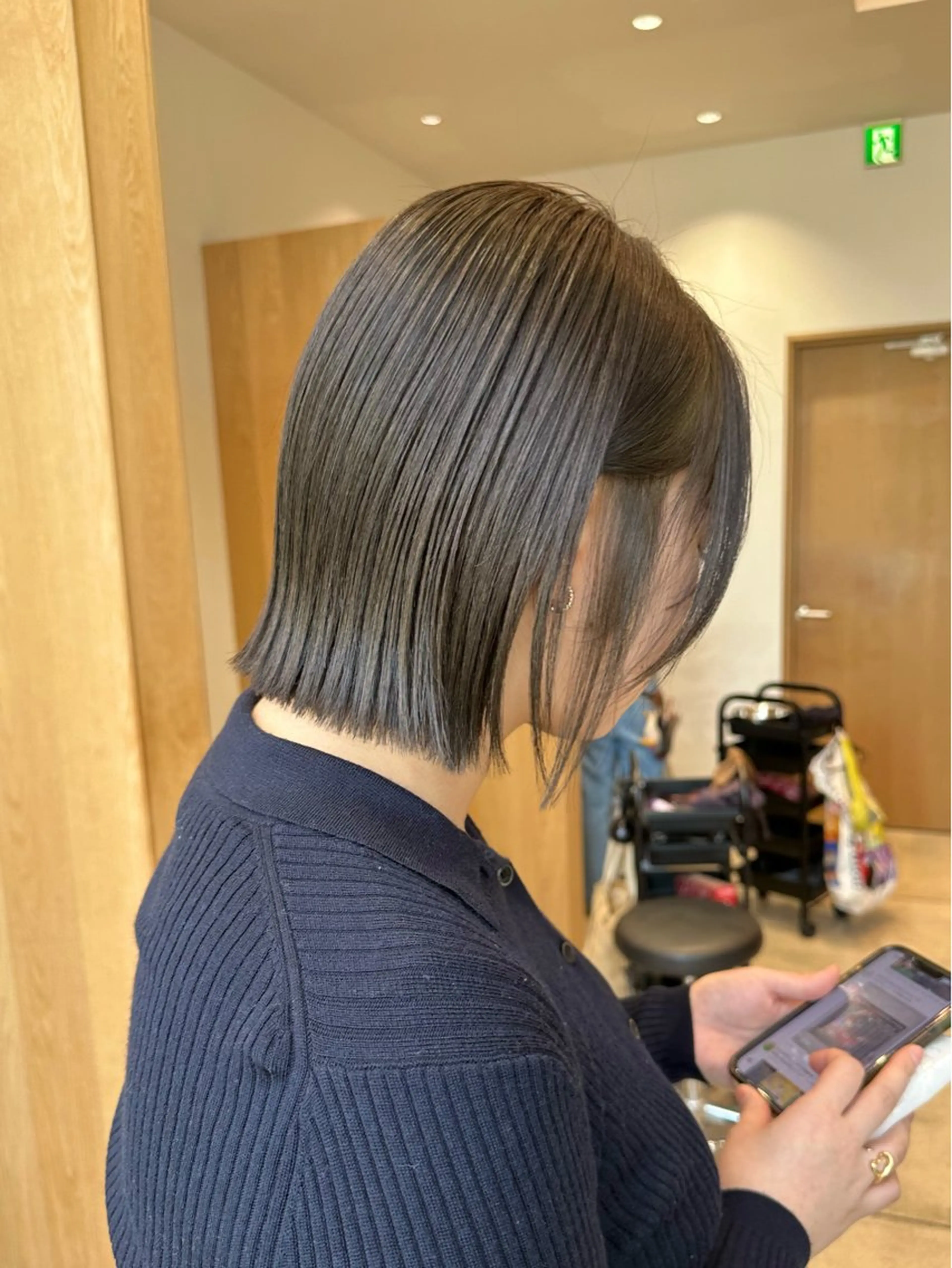 ショート カット ヘアカラー トリートメント GO TODAY原宿Lux所属・ボブ/暖色カラー/ 縮毛矯正/岸本恭明のヘアスタイル
