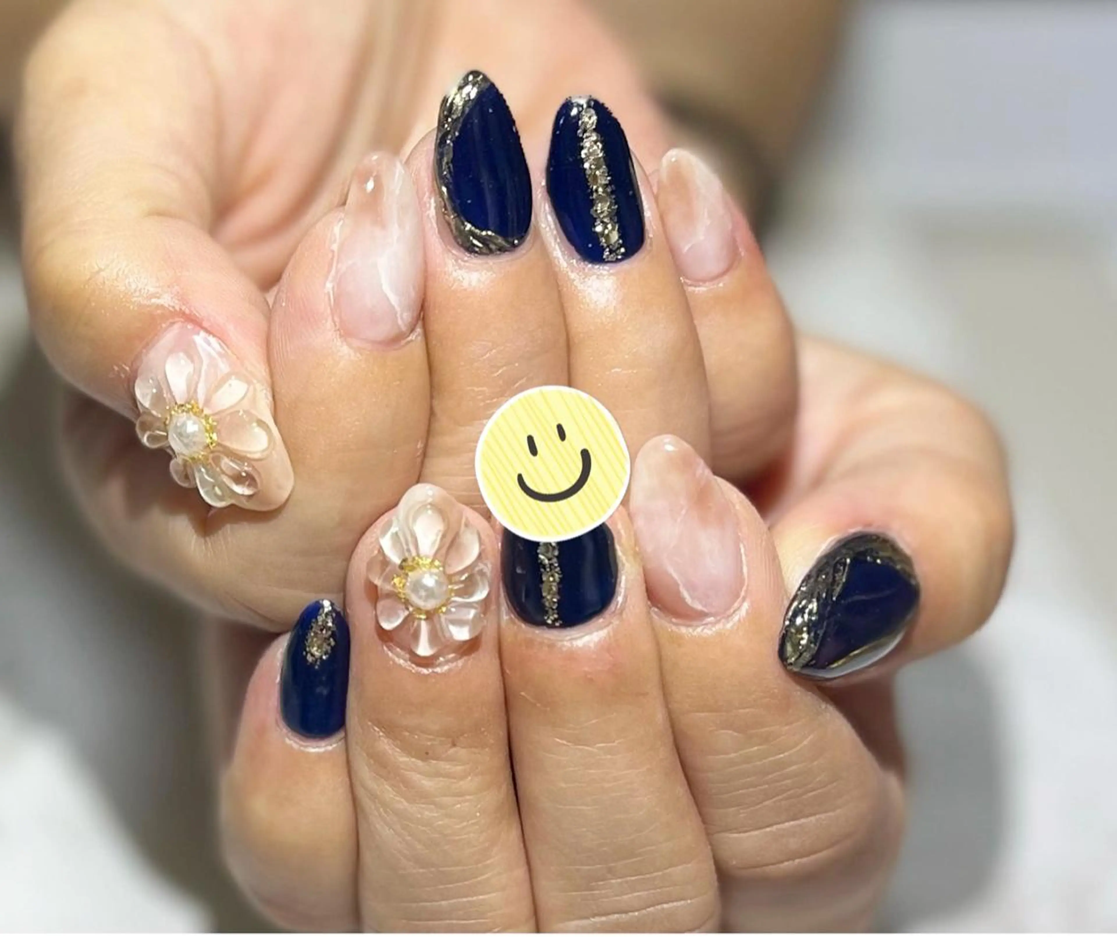 ネイル クリアネイル フラワーネイル フットネイル ニュアンスネイル シンプルネイル ネイル フフラ所属・nail fufla ♡yamane♡のネイルデザイン