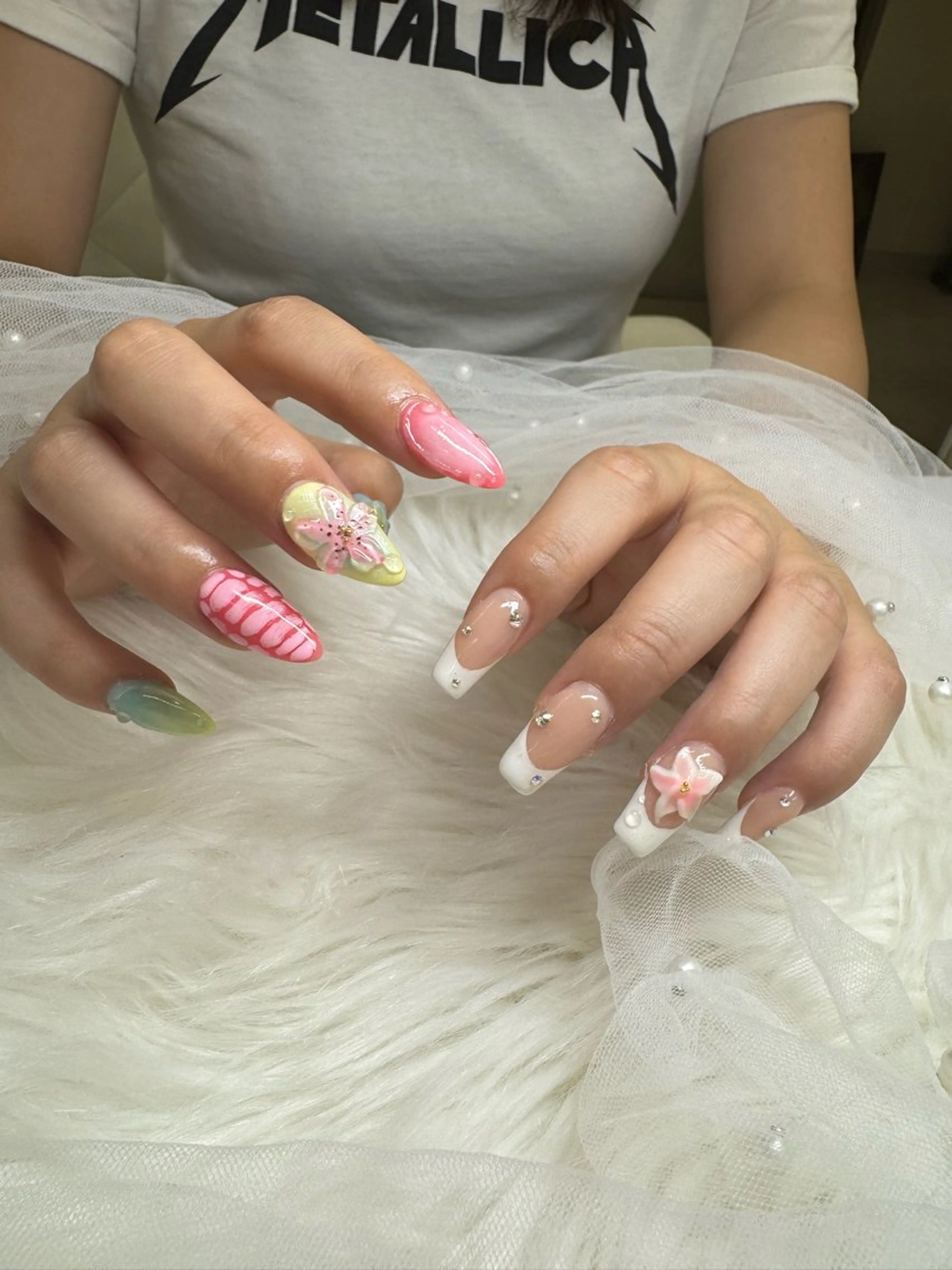 ネイル ハンドネイル Nail salon LUCAS,K 《ネイルサロンルーカス》千葉中央 スカルプ所属・LUCAS 千葉 AOI💅🏾💕のネイルデザイン