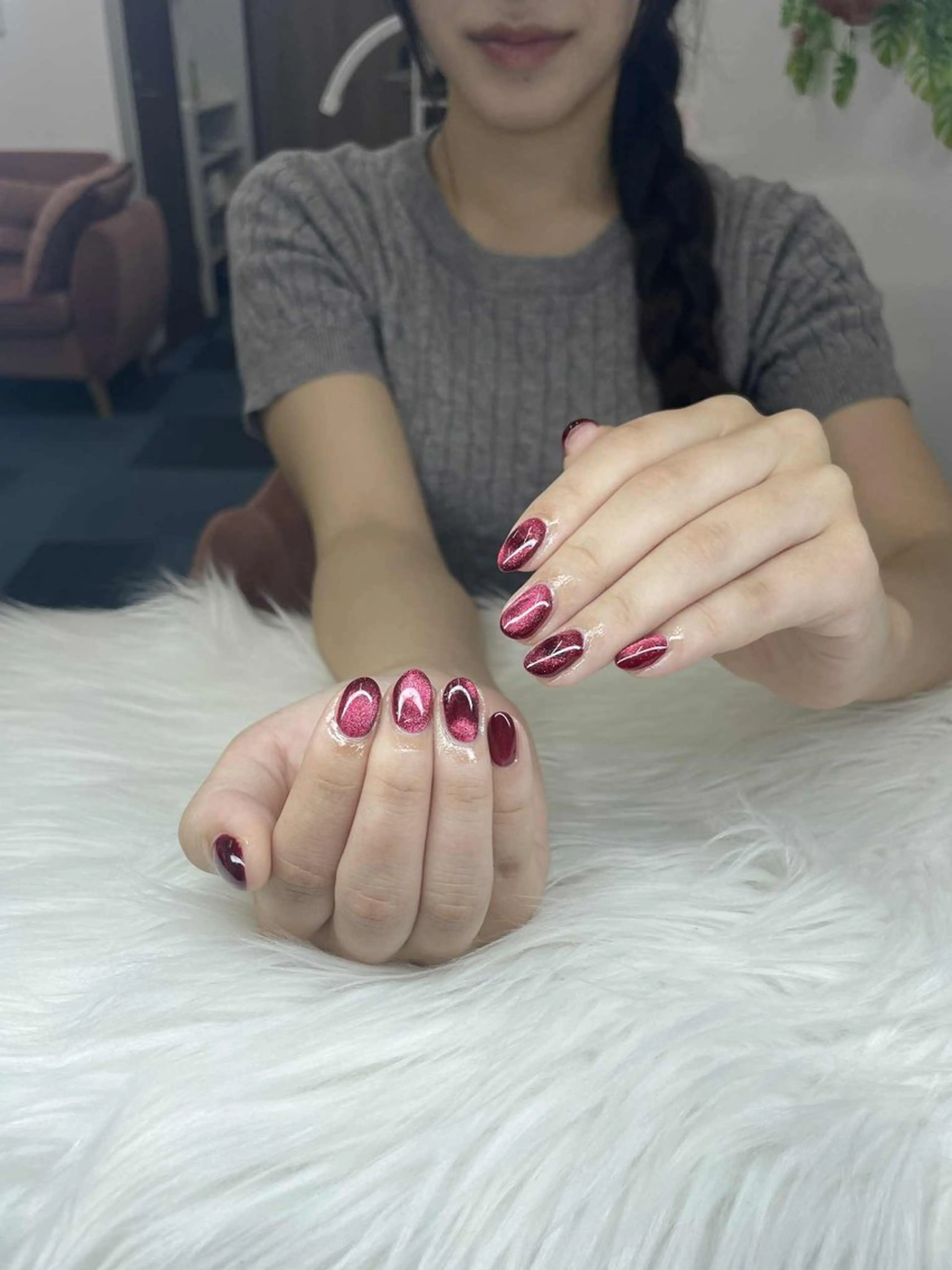 ネイル 長さ出し ネイルチップ ハンドネイル Kingnail Emiのネイルデザイン