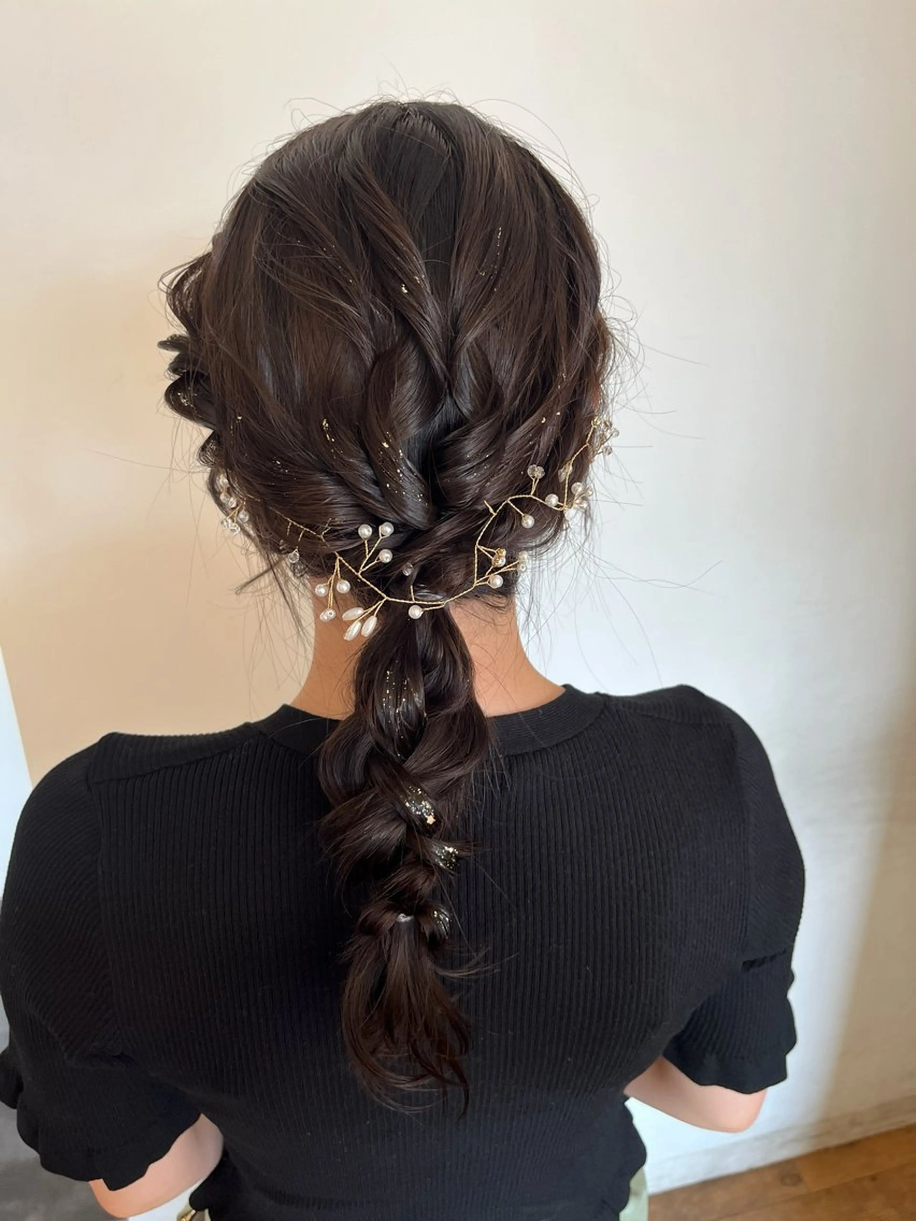 ミディアム 寺田 有花のヘアスタイル