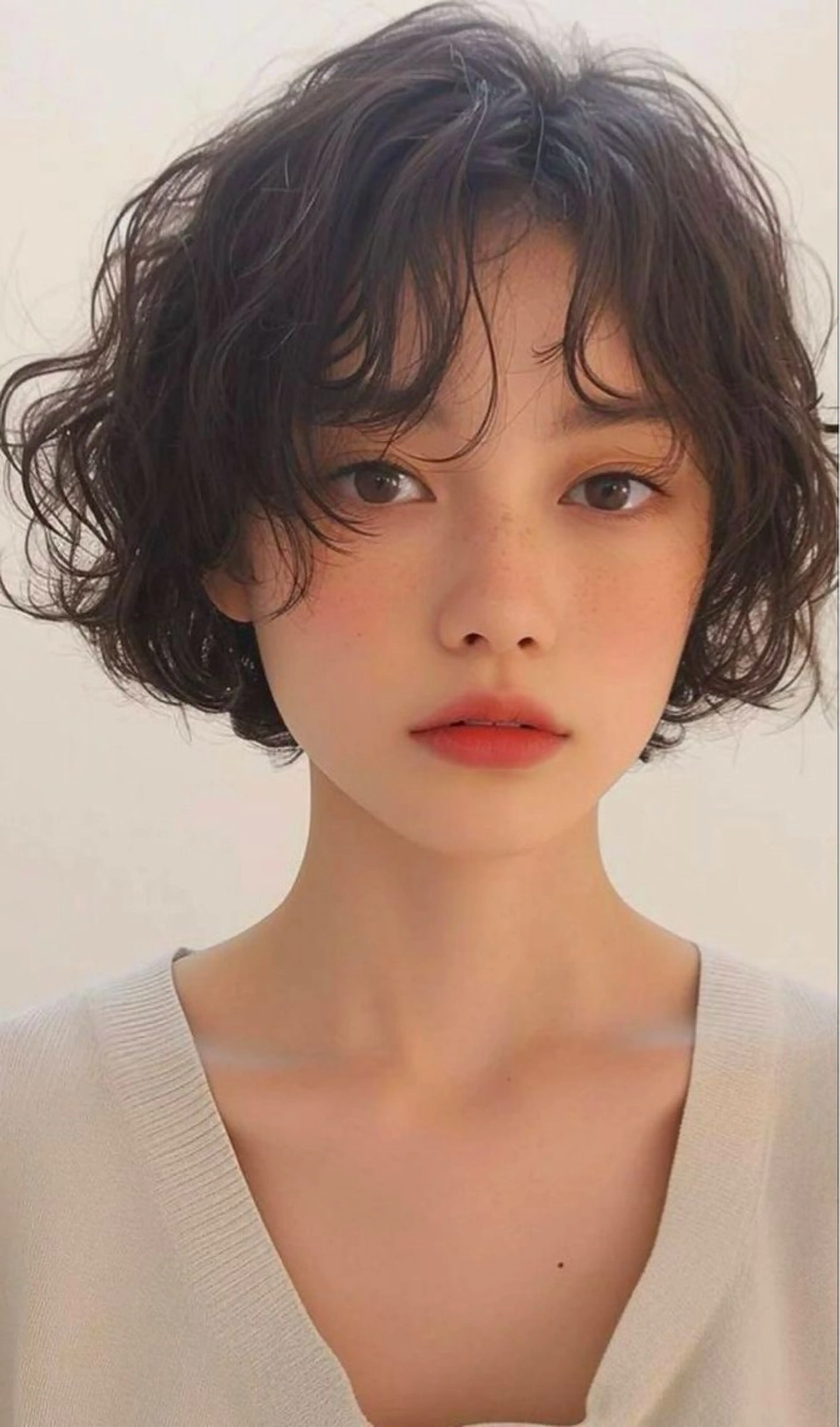 ショート パーマ カット パーマ トリートメント 名古屋／似合わせ カット／カラー🫧のヘアスタイル