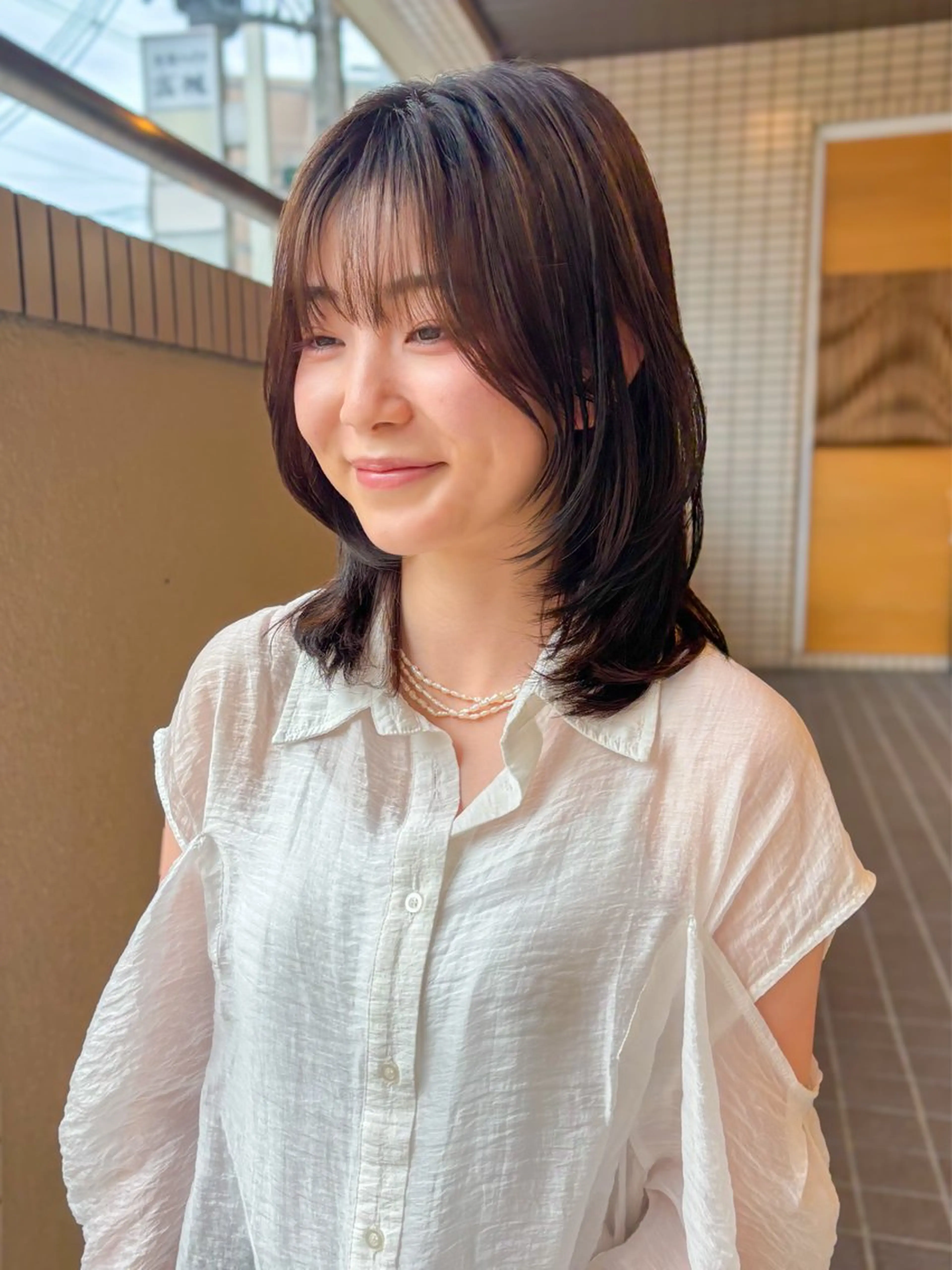 ミディアム   トワのヘアスタイル