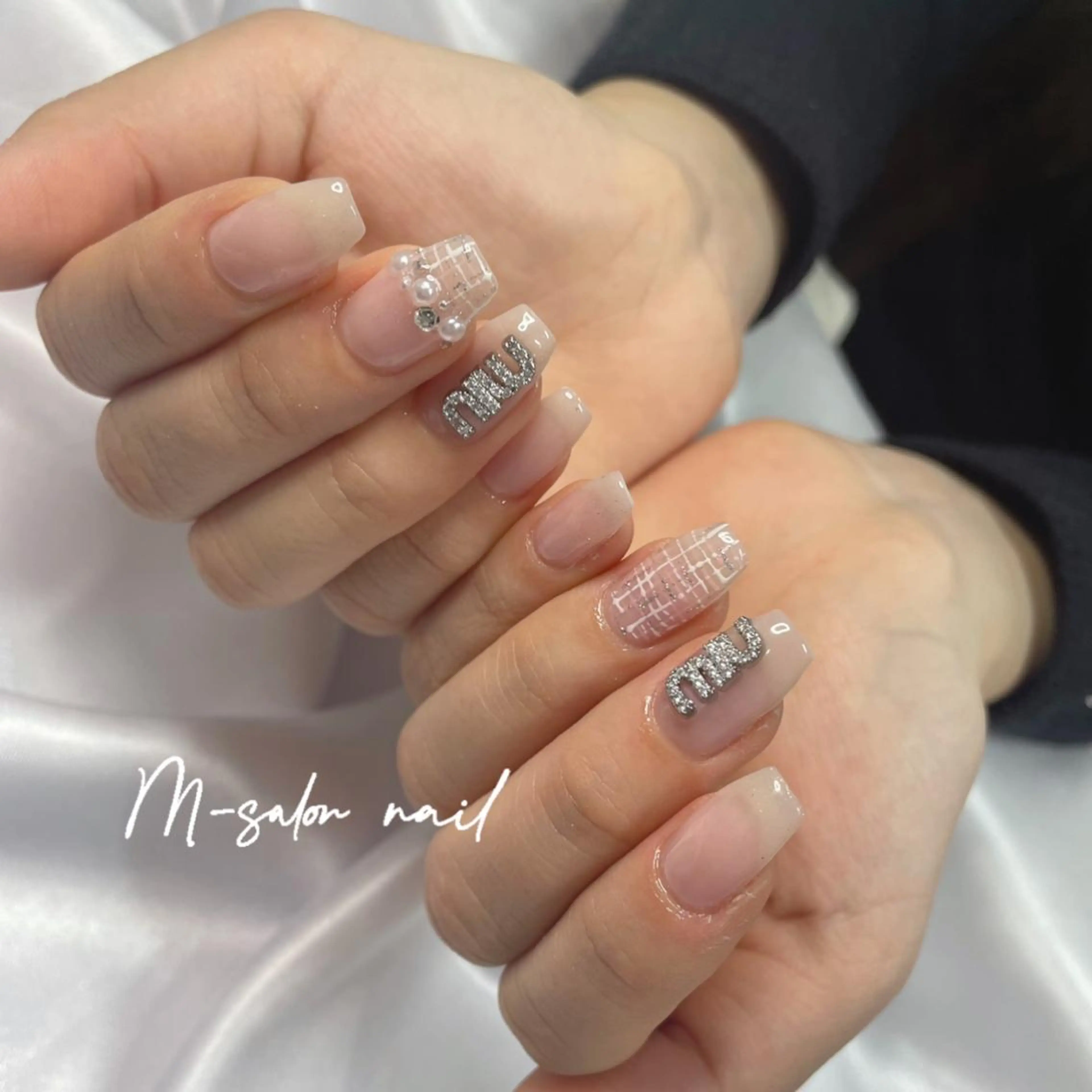 ネイル ハンドネイル 韓国/網紅/パーツ M-salonのネイルデザイン
