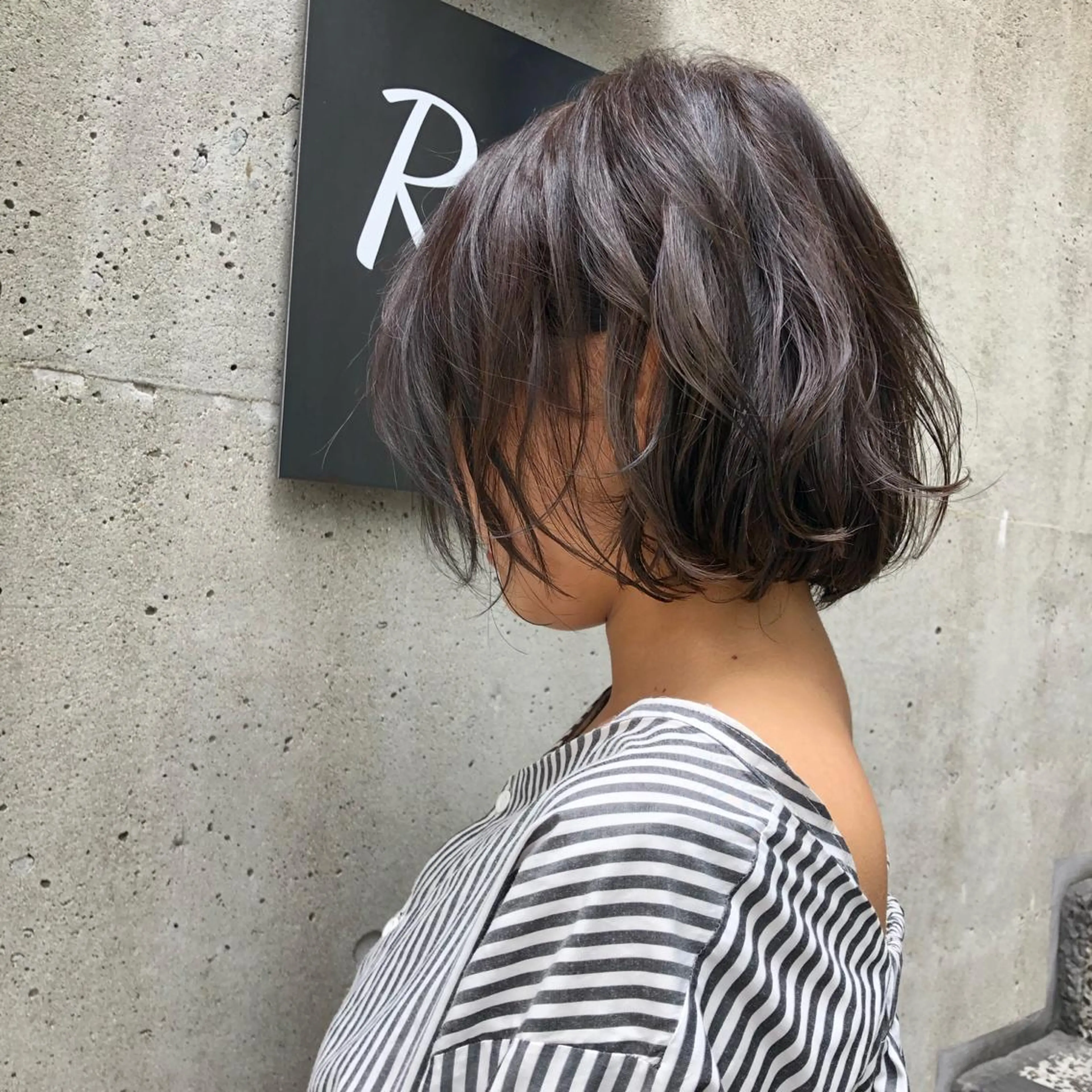 ショート カラー パーマ ヘアアレンジ メンズ ネイル マツエク・マツパ ボブ 春ネイル 中山 天地のヘアスタイル