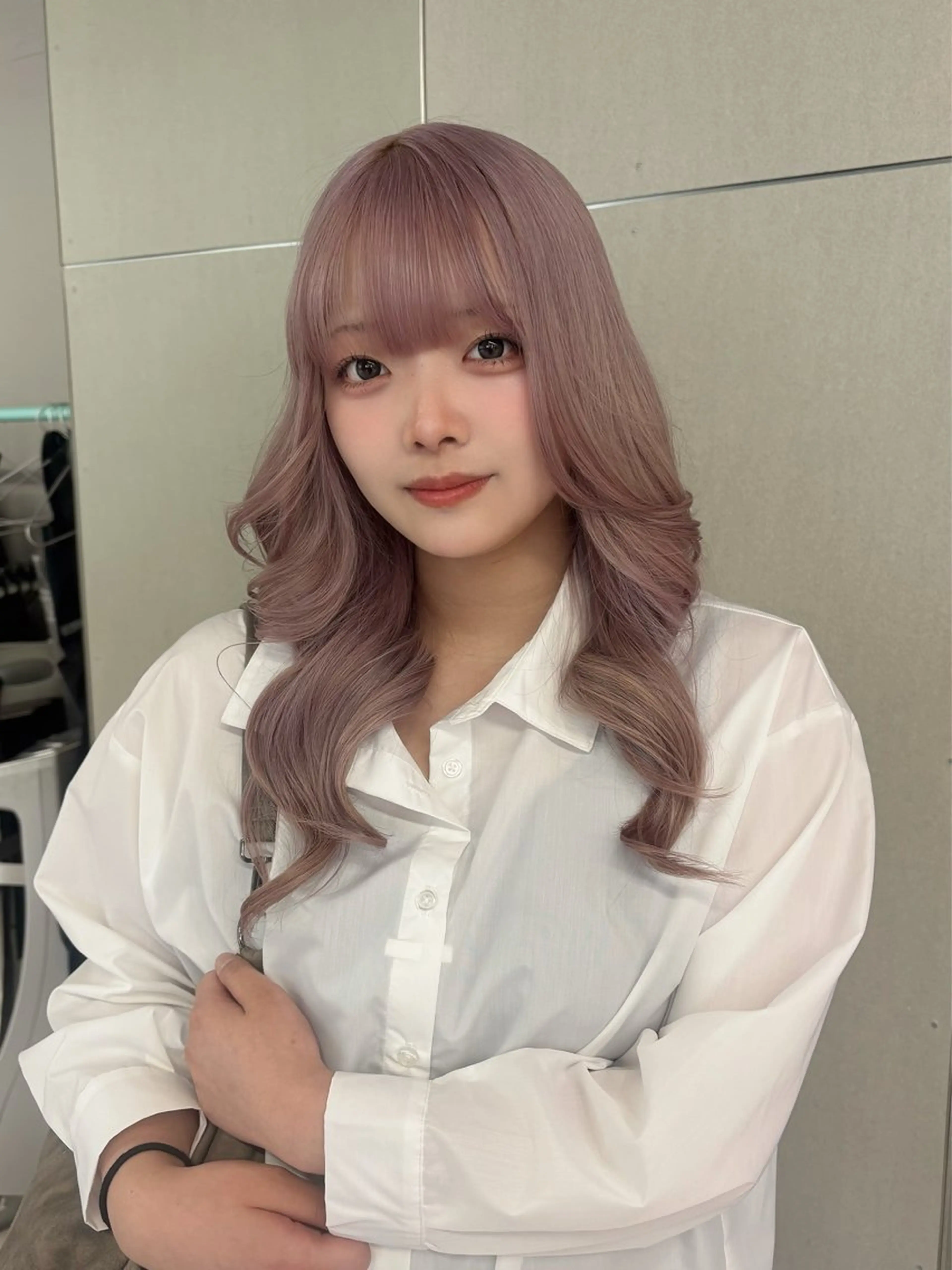 カラー ヘアカラー Harune/うる艶 ハイトーンのヘアスタイル