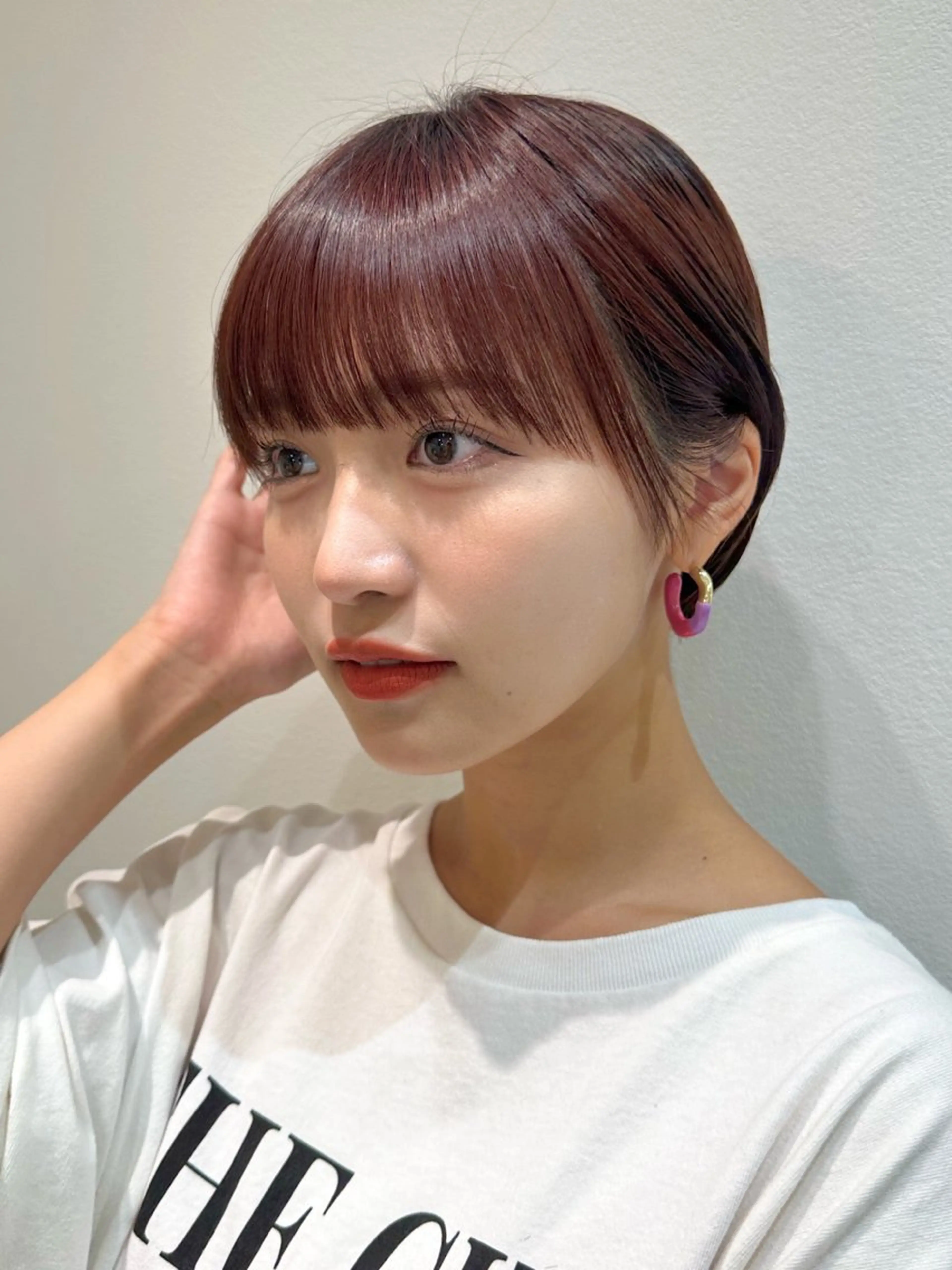 ショート カラー パーマ メンズ カット ヘアカラー トリートメント 新宿/髪質改善/艶髪 韓国ヘア/大重聖斗のヘアスタイル