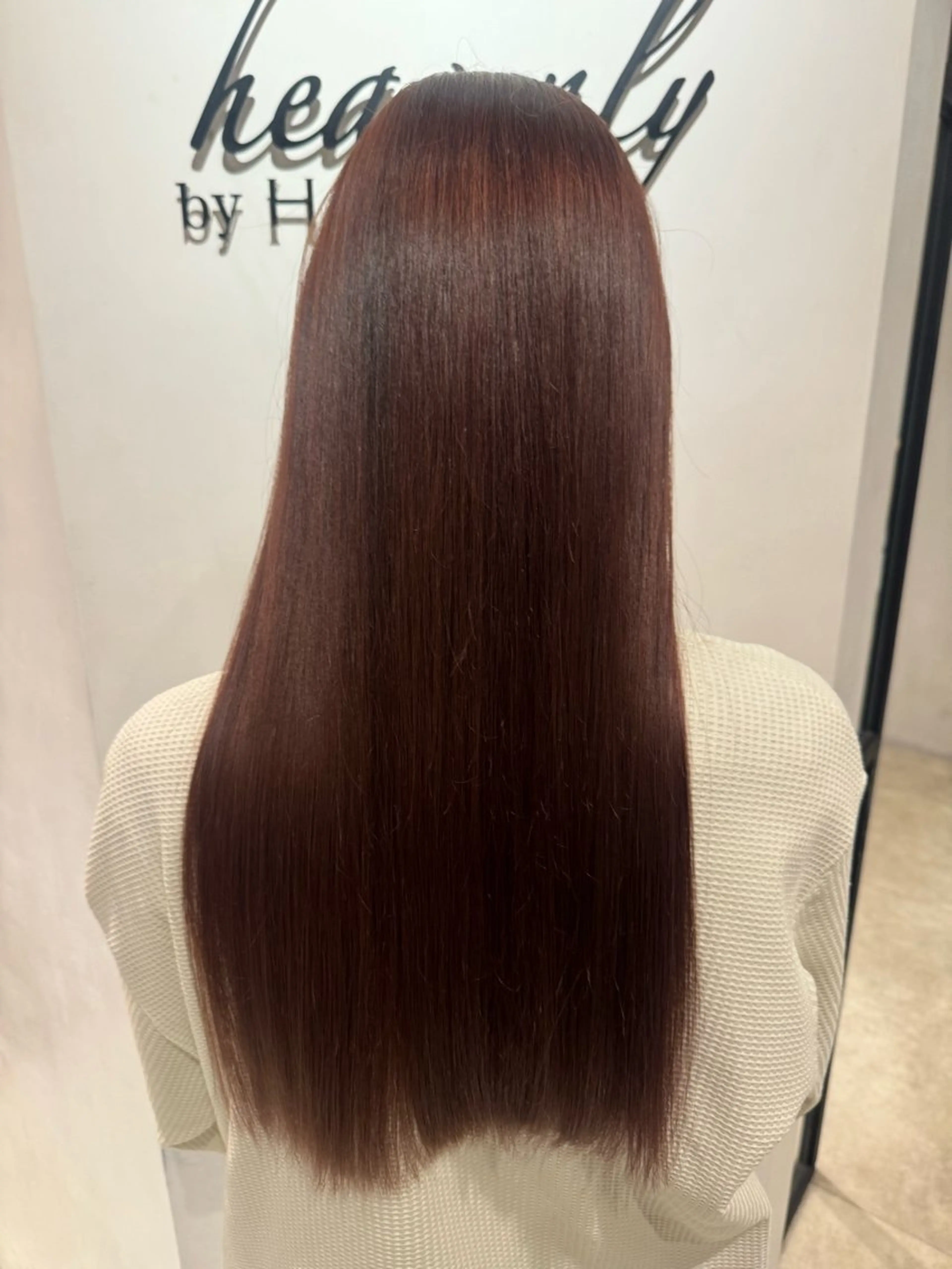 ロング ヘアカラー 渋谷/切りっぱなし レイヤー/ブリーチのヘアスタイル