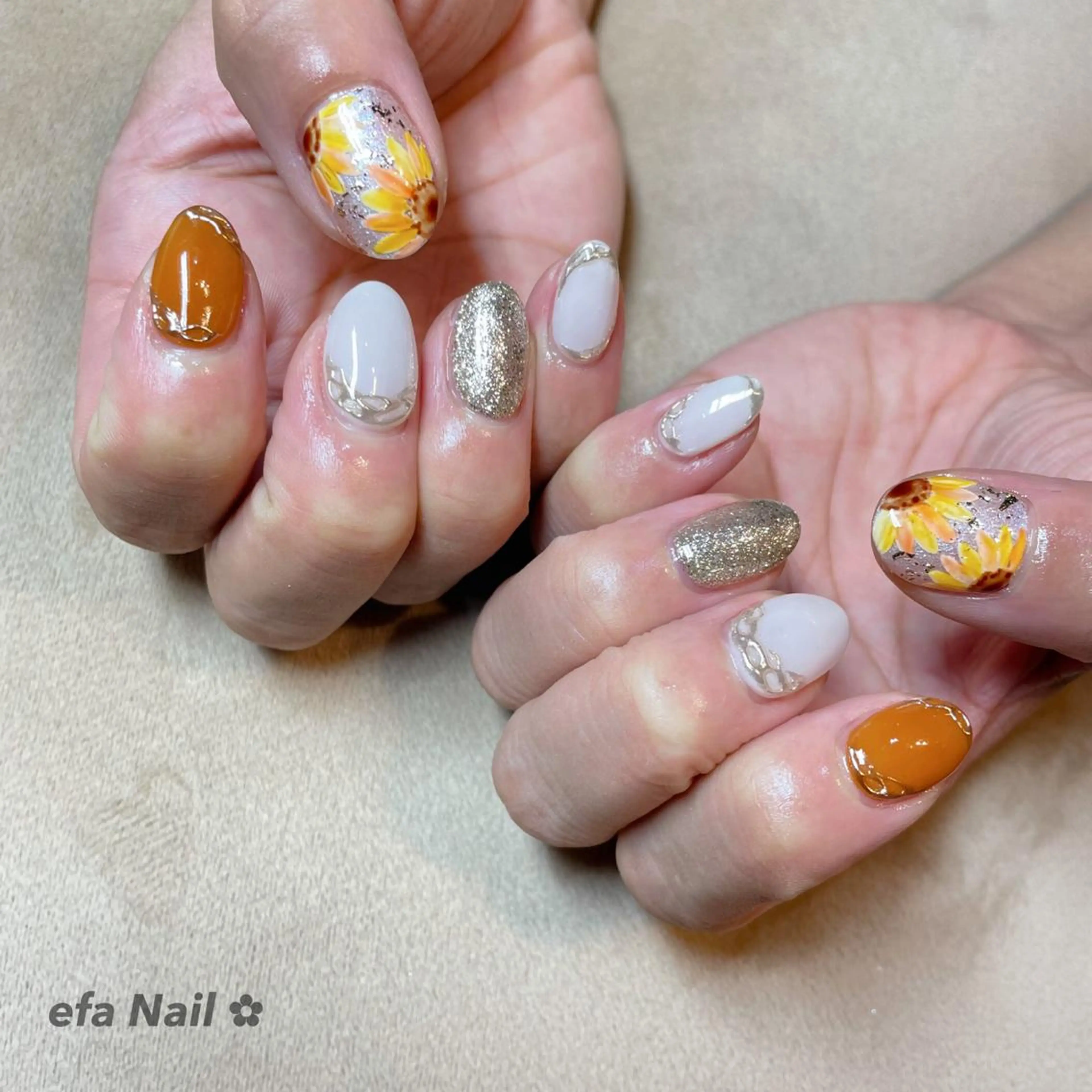 ネイル ハンドネイル efa's  EyeNail-おもろまち-所属・efa Nail 🌺Okinawaのネイルデザイン