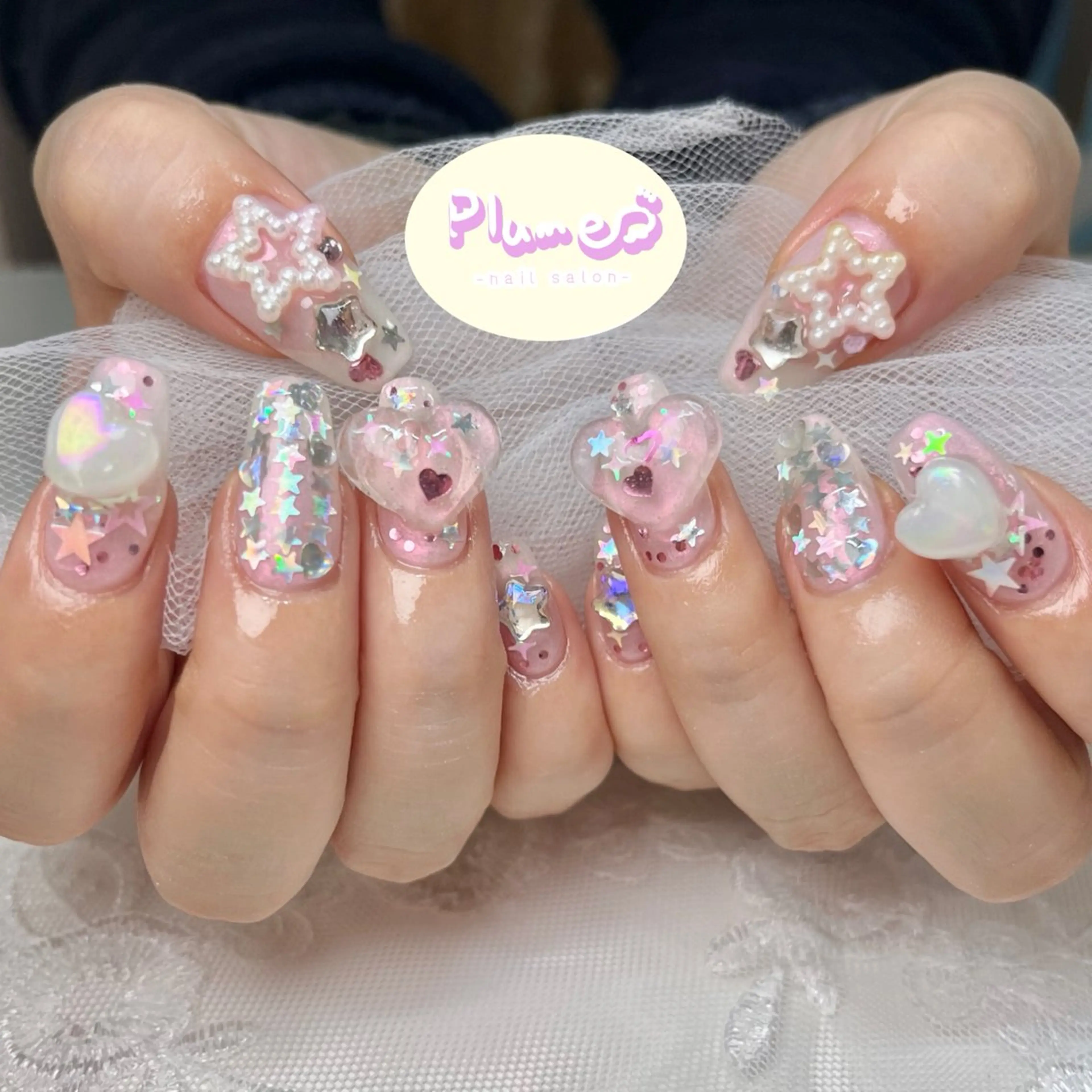 ネイル ハンドネイル plume nail ☆韓国ネイルのネイルデザイン