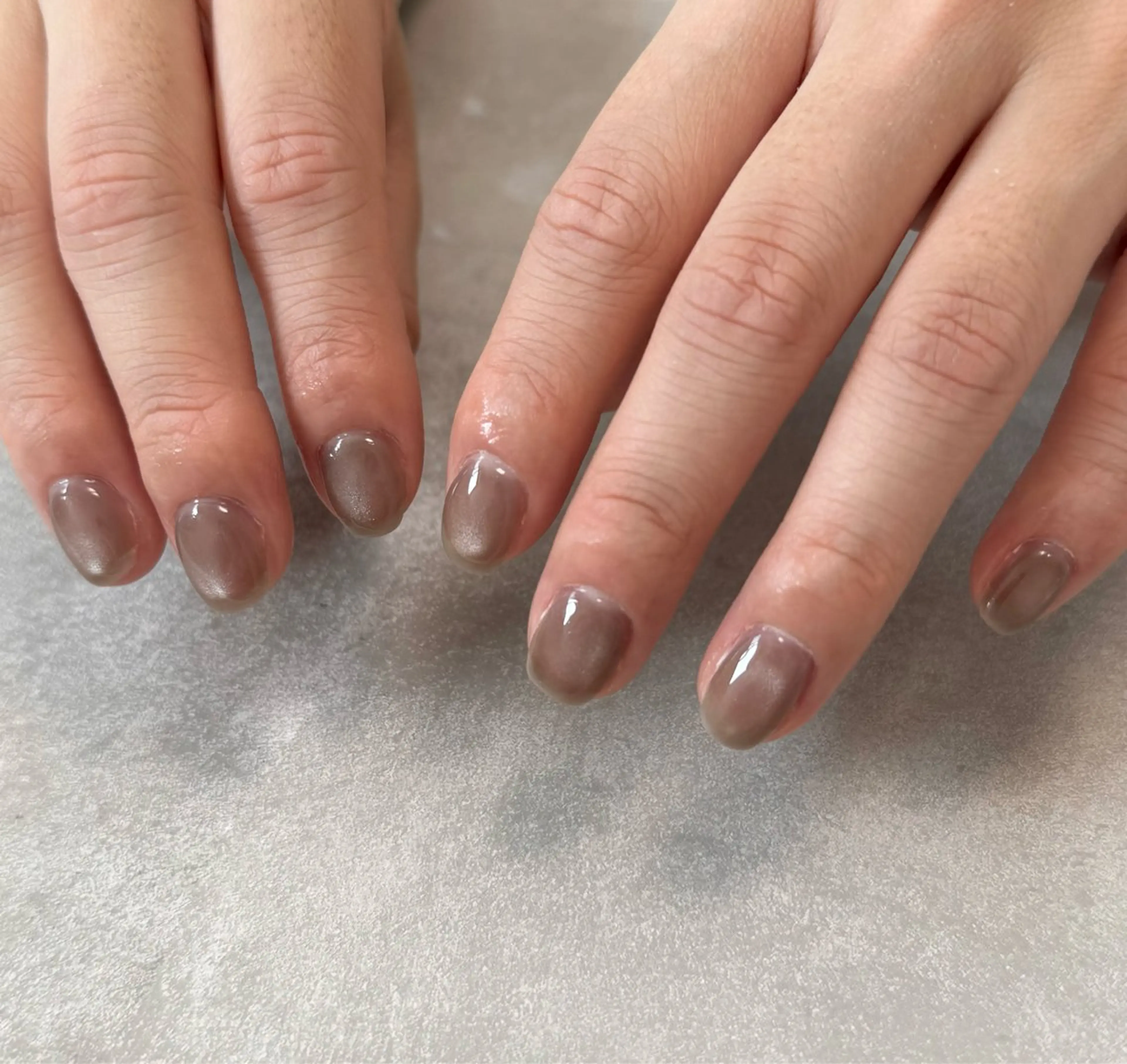 ネイル ジェルネイル マグネットネイル パラジェル ショートネイル nailroom amyのネイルデザイン
