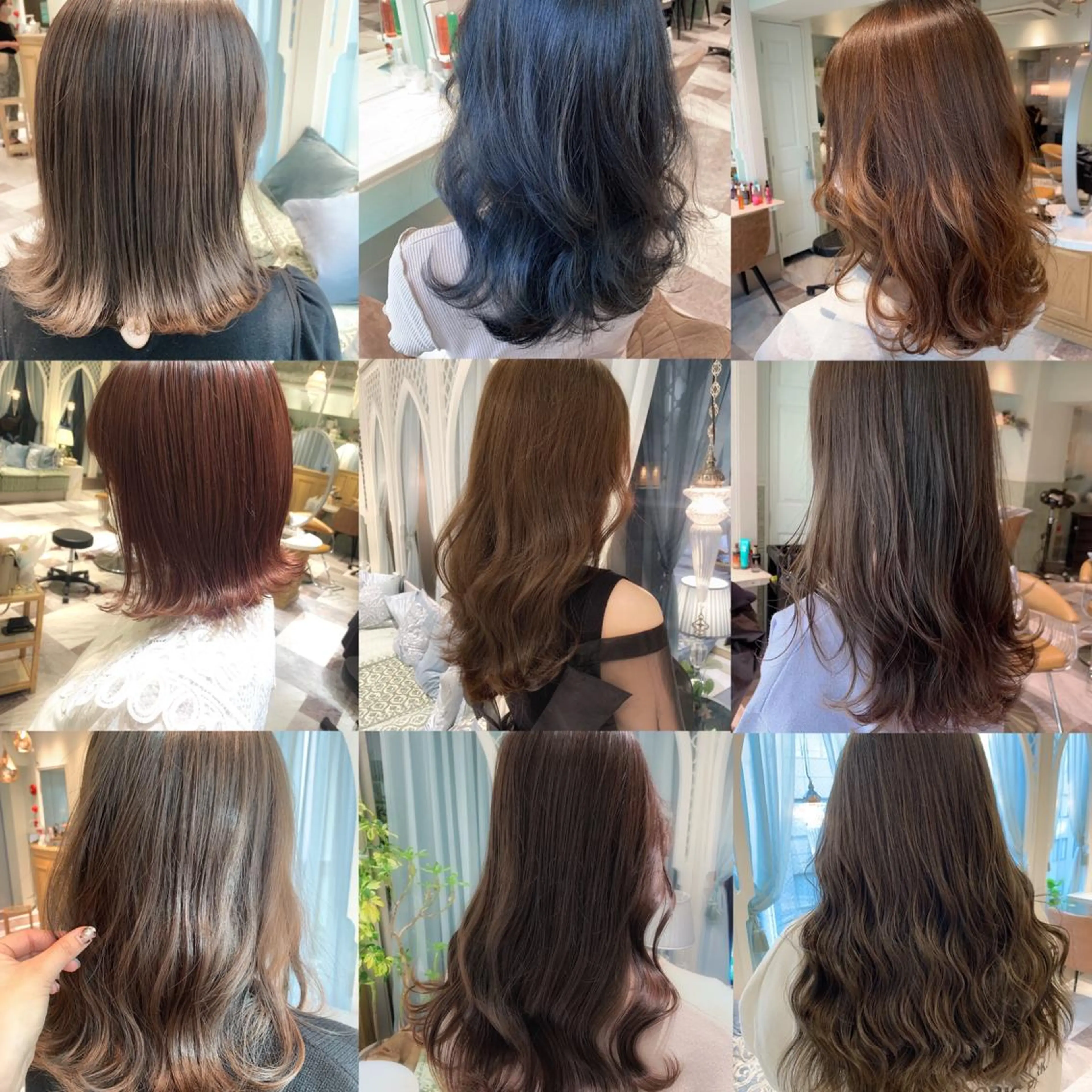 ロング カラー カット ヘアカラー トリートメント 韓国ヘア特化型美容師 カワノマイ🇰🇷のヘアスタイル