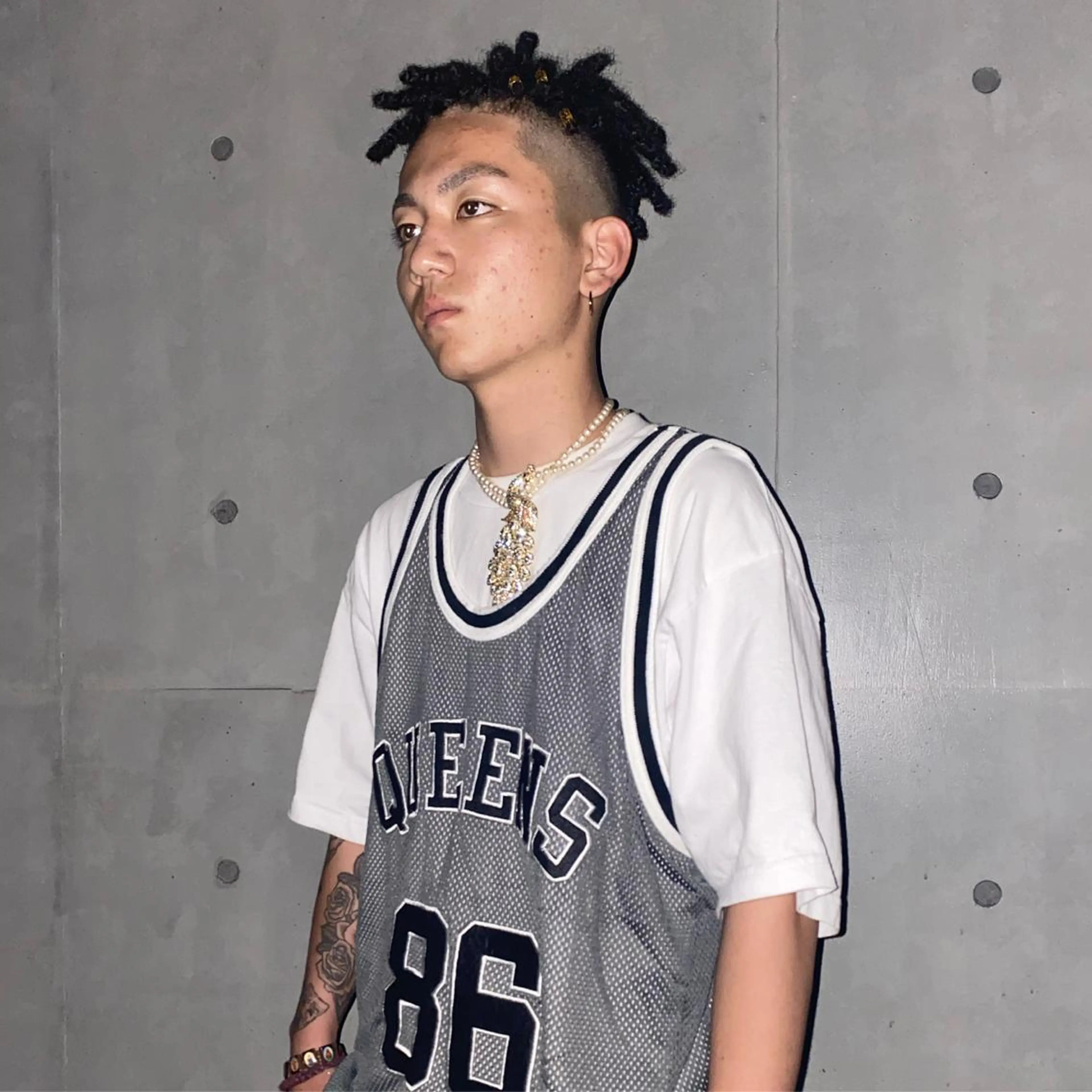 ショート カラー パーマ ヘアアレンジ メンズ キッズ ネイル マツエク・マツパ 中元 淳のヘアスタイル