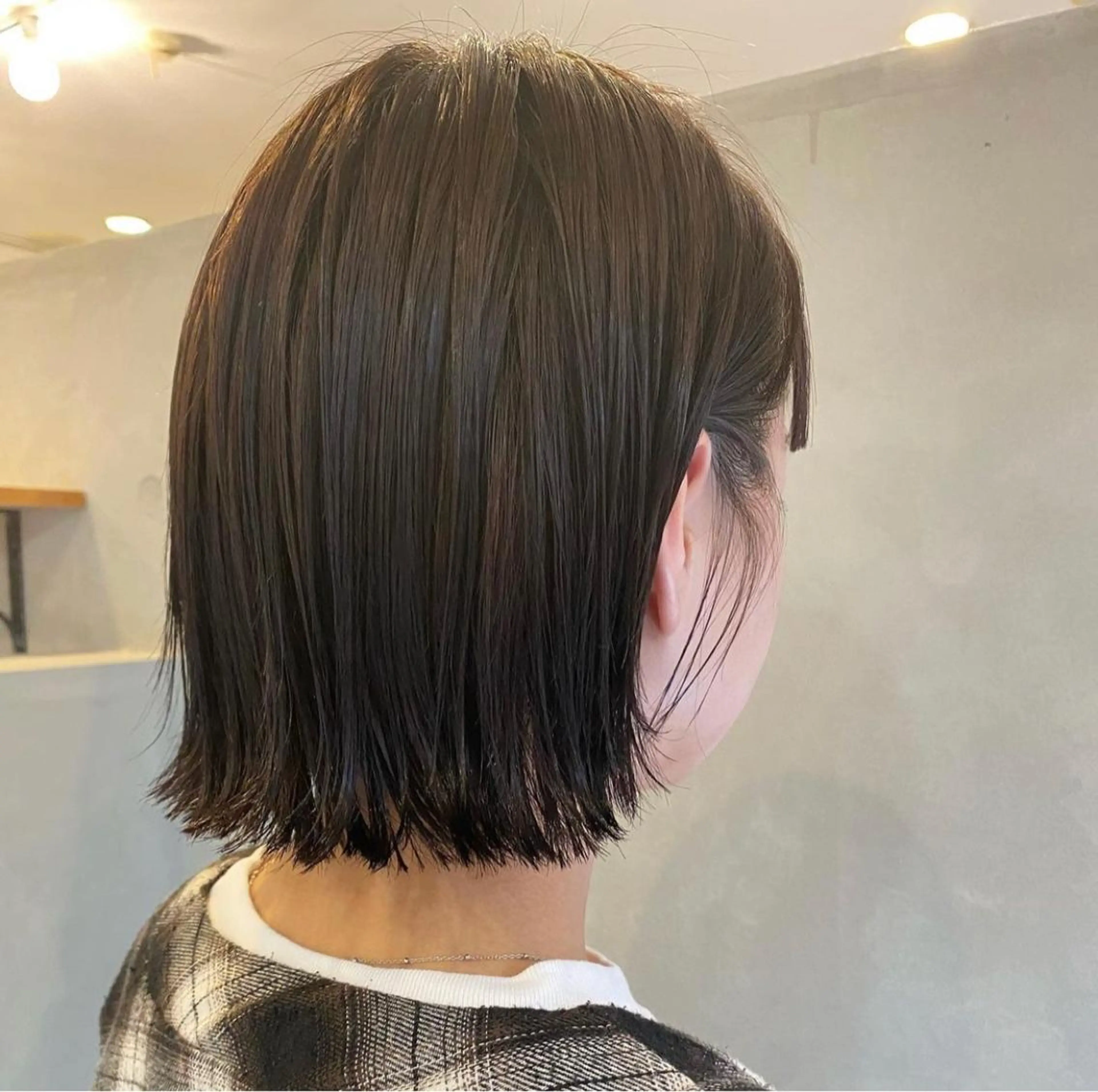 ショート 切りっぱなしボブ ボブ Ang　山口 莉沙のヘアスタイル