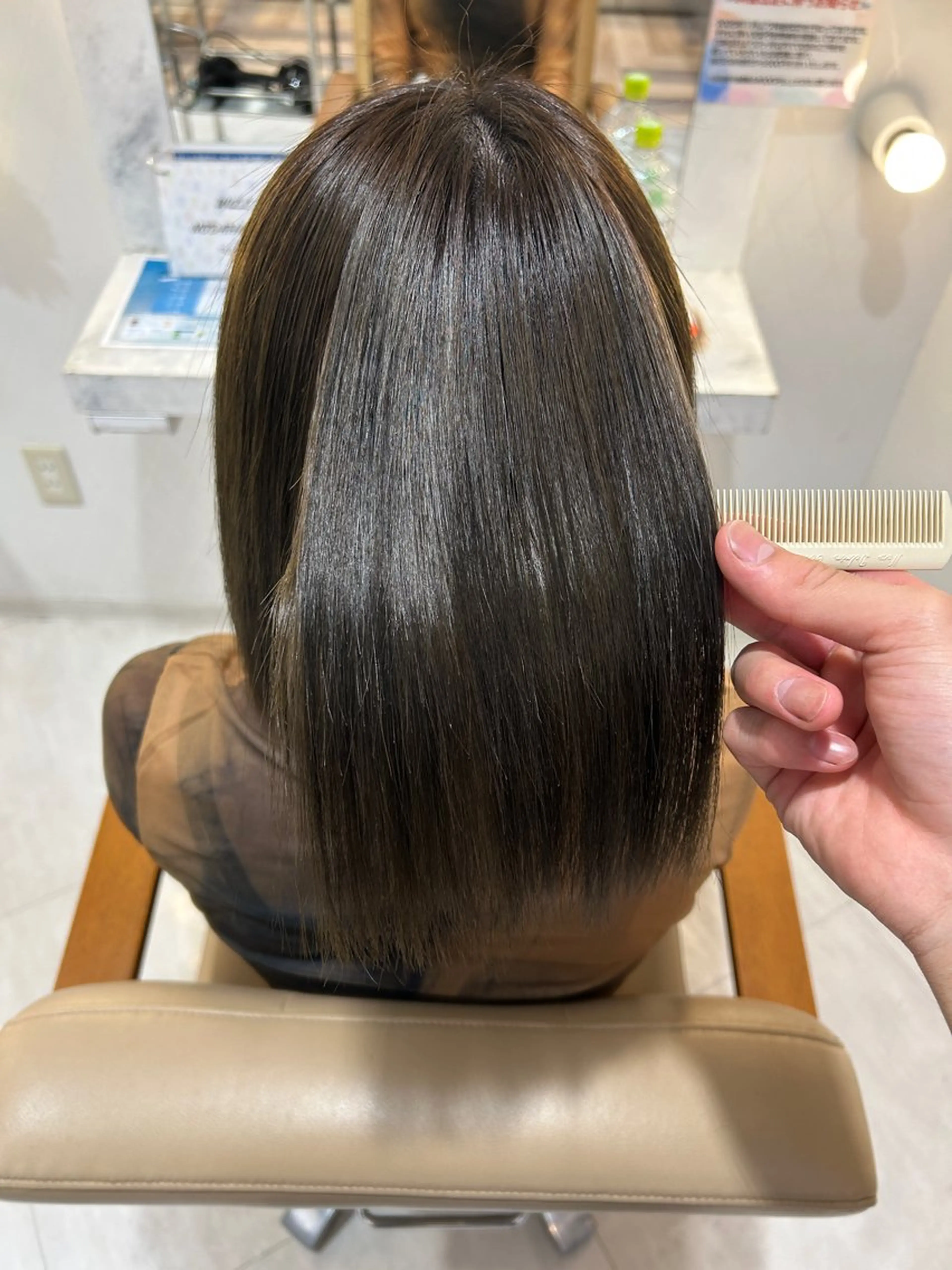 ショート パーマ 髪質改善 ストレートパーマ 縮毛矯正 Yuu/髪質改善 デザインカラーのヘアスタイル