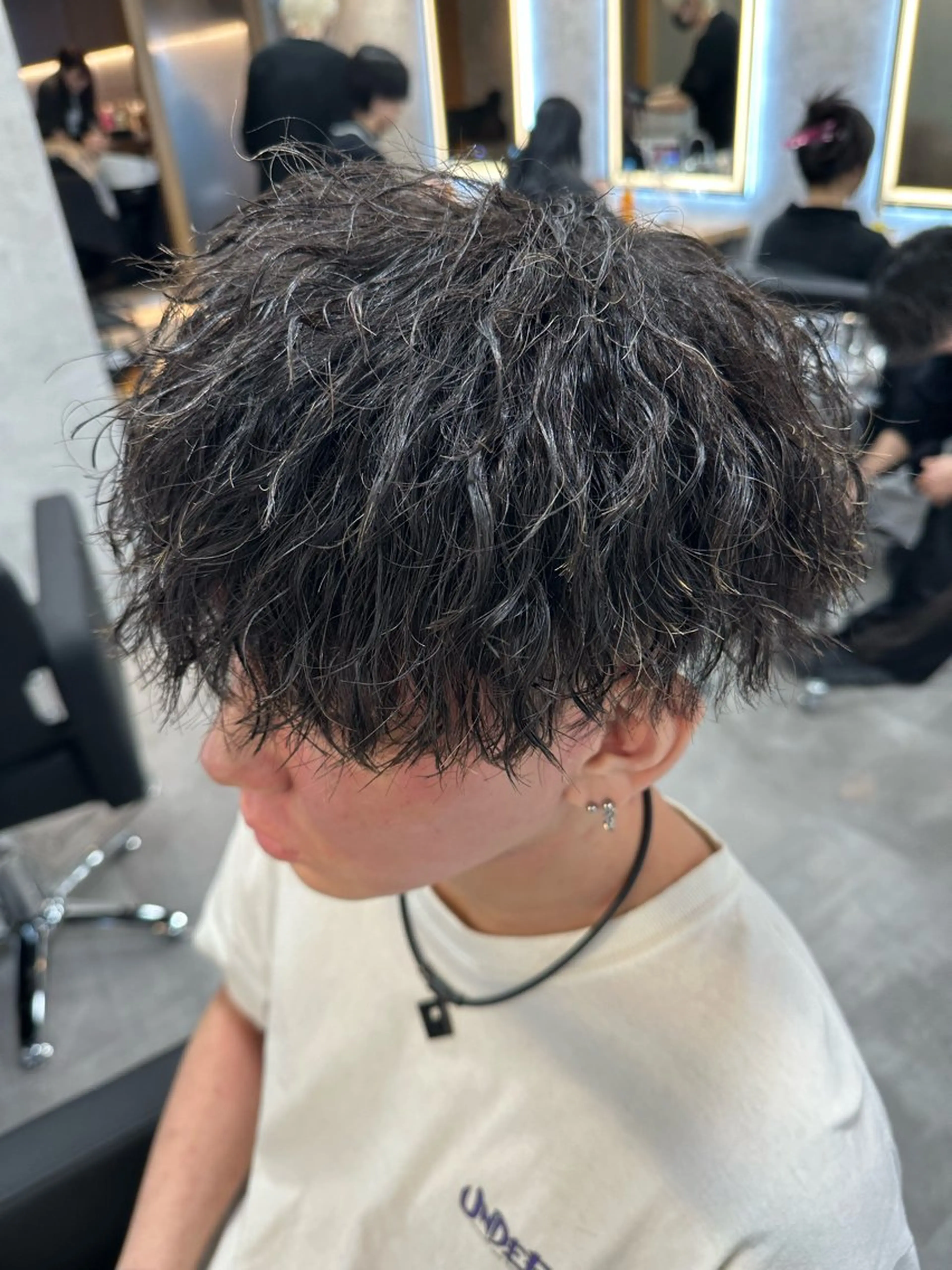 パーマ メンズ カット パーマ トリートメント 札幌メンズヘア指名 No.1光👑👑のヘアスタイル