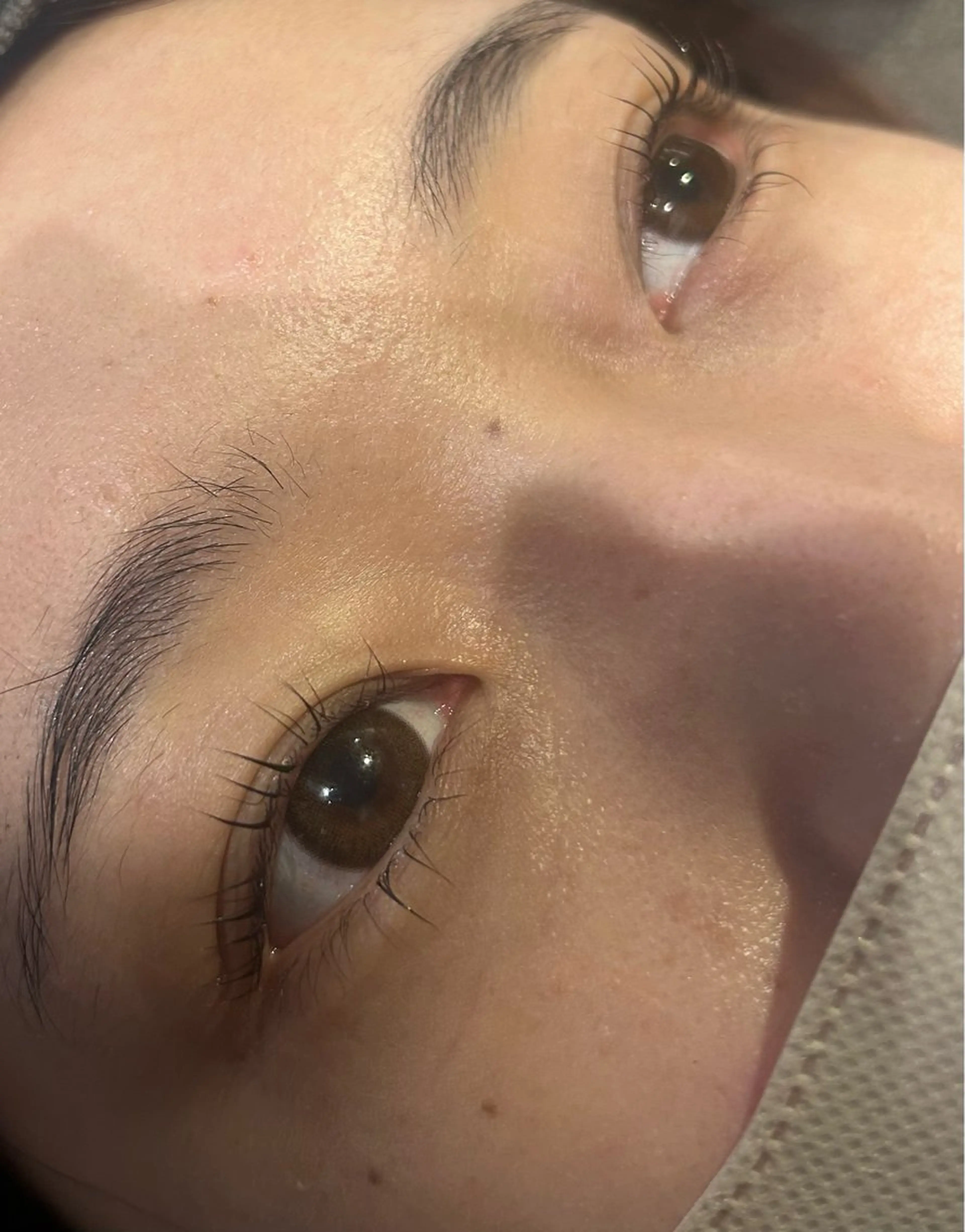 まつげパーマ上下の写真