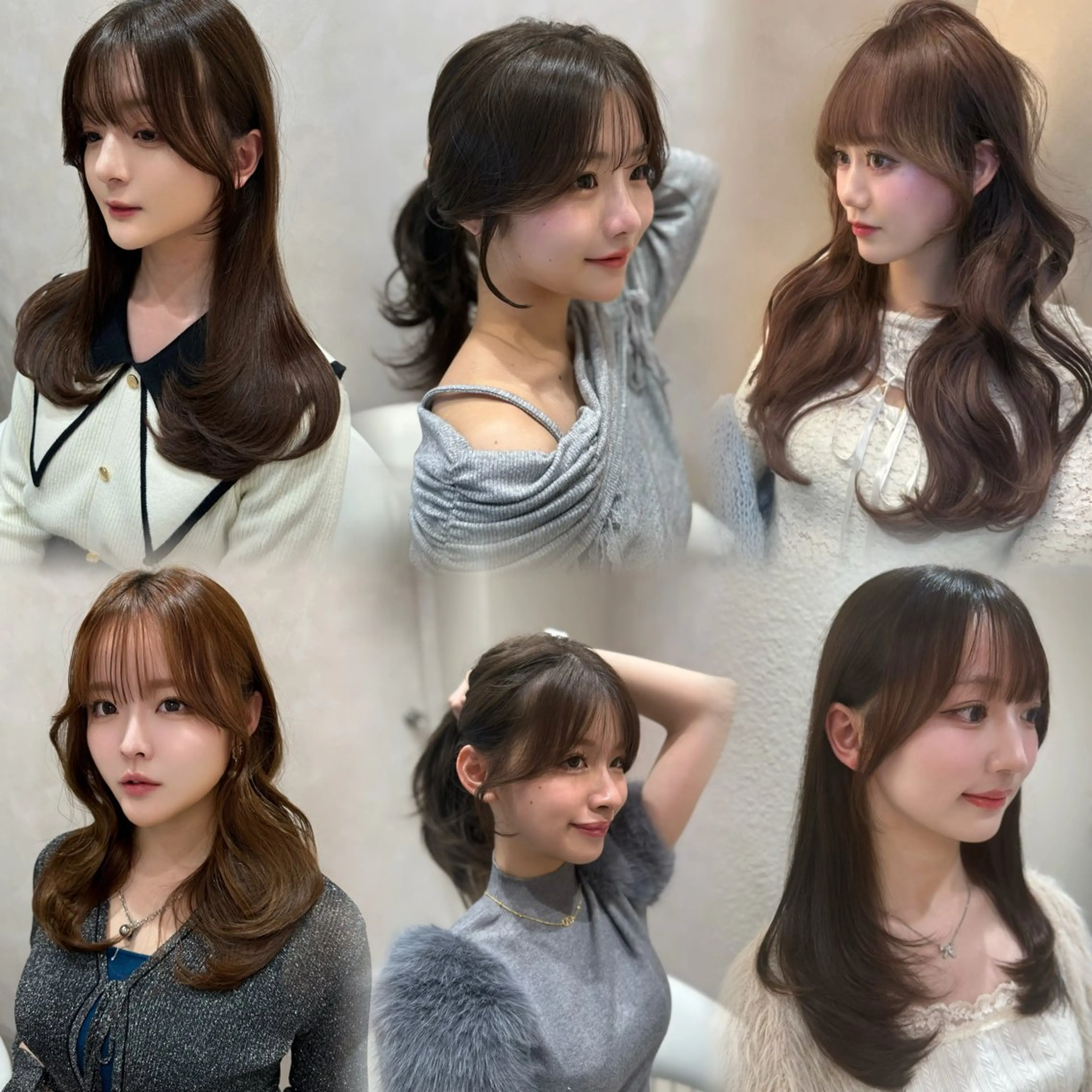 クイックメンテナンス♪韓国風顔周り前髪カット💓の写真