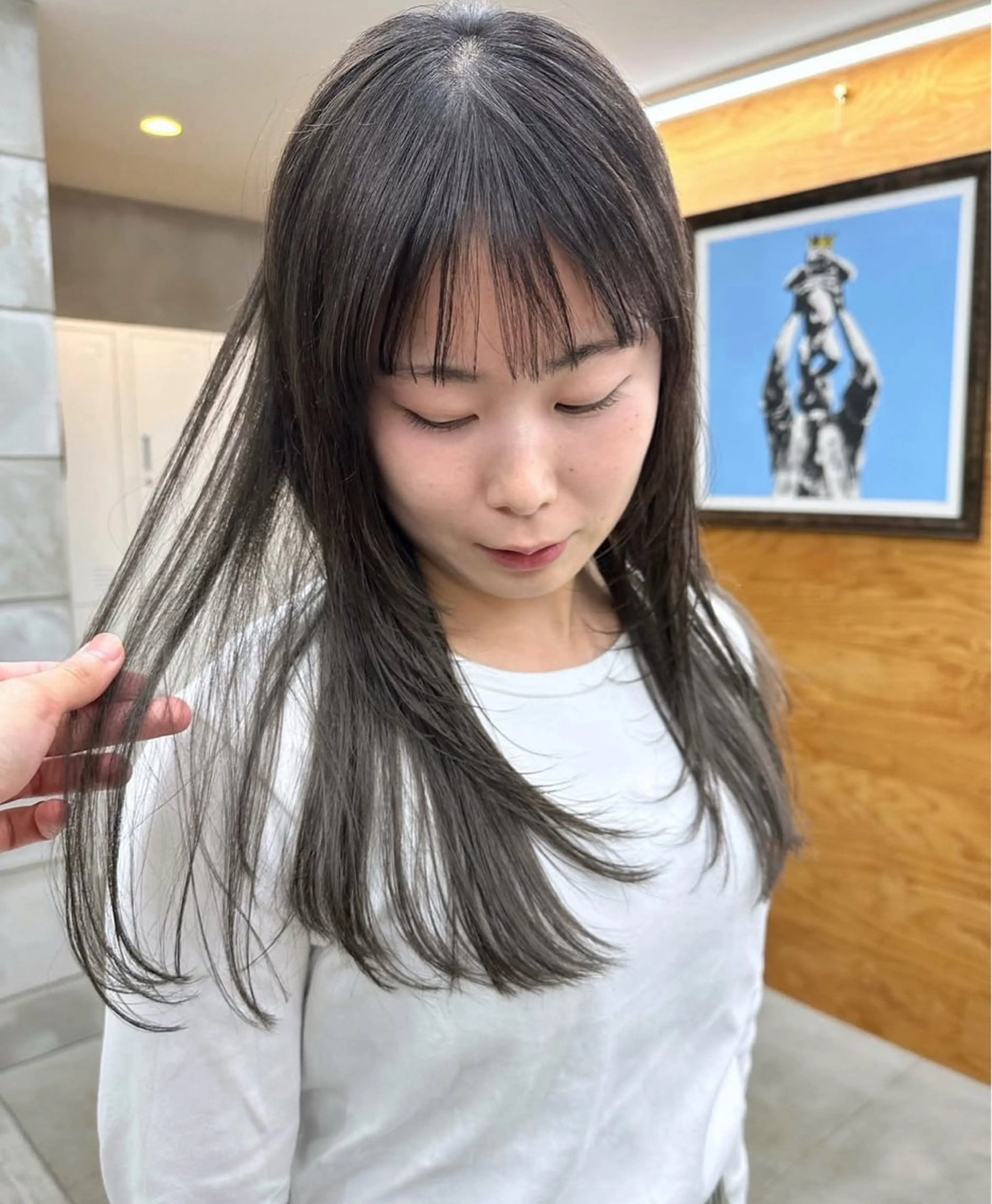 カット＋髪質改善コスメストレートの写真