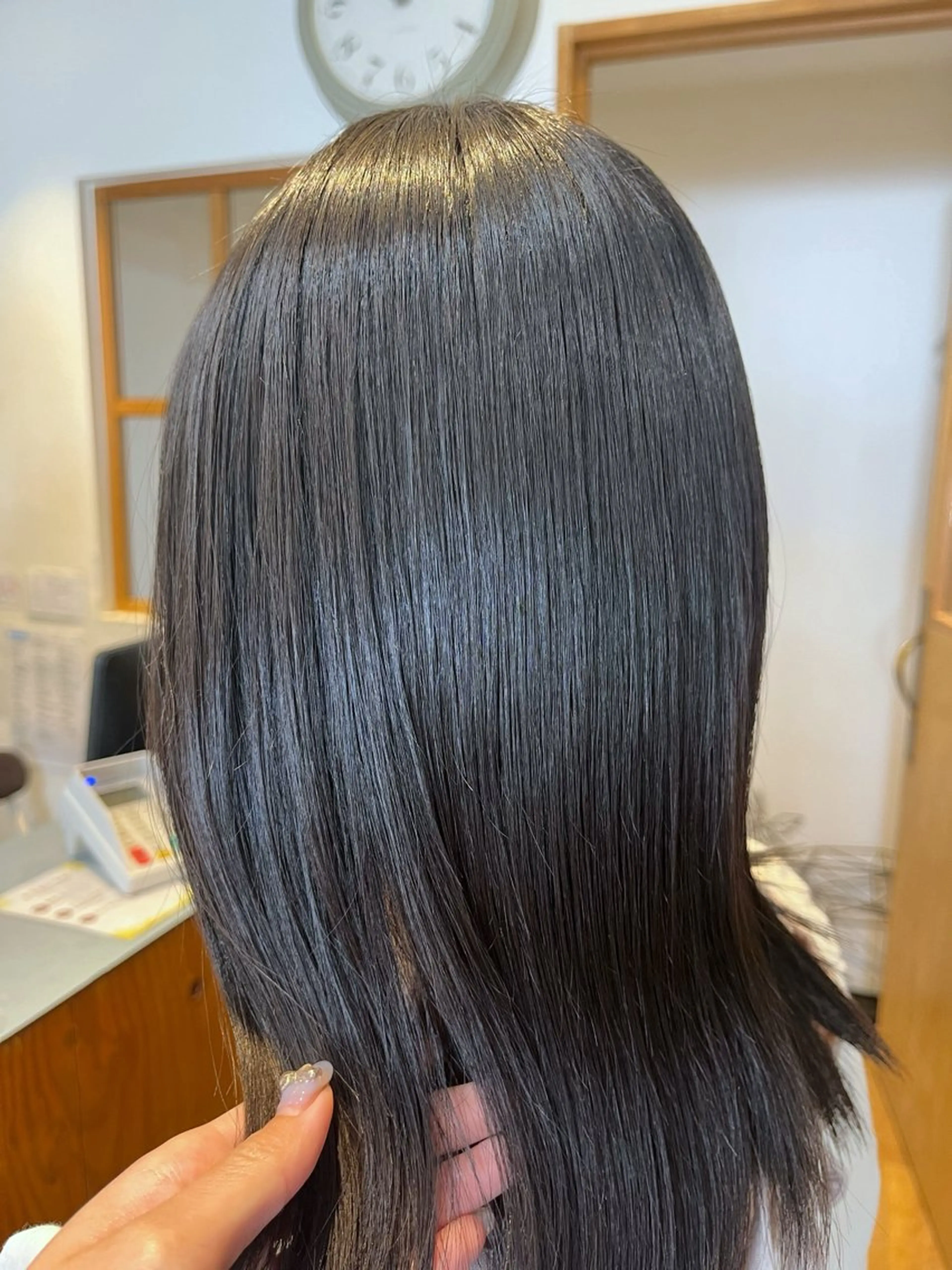 ミディアム 縮毛矯正 奥山 沙季(大井町)のヘアスタイル