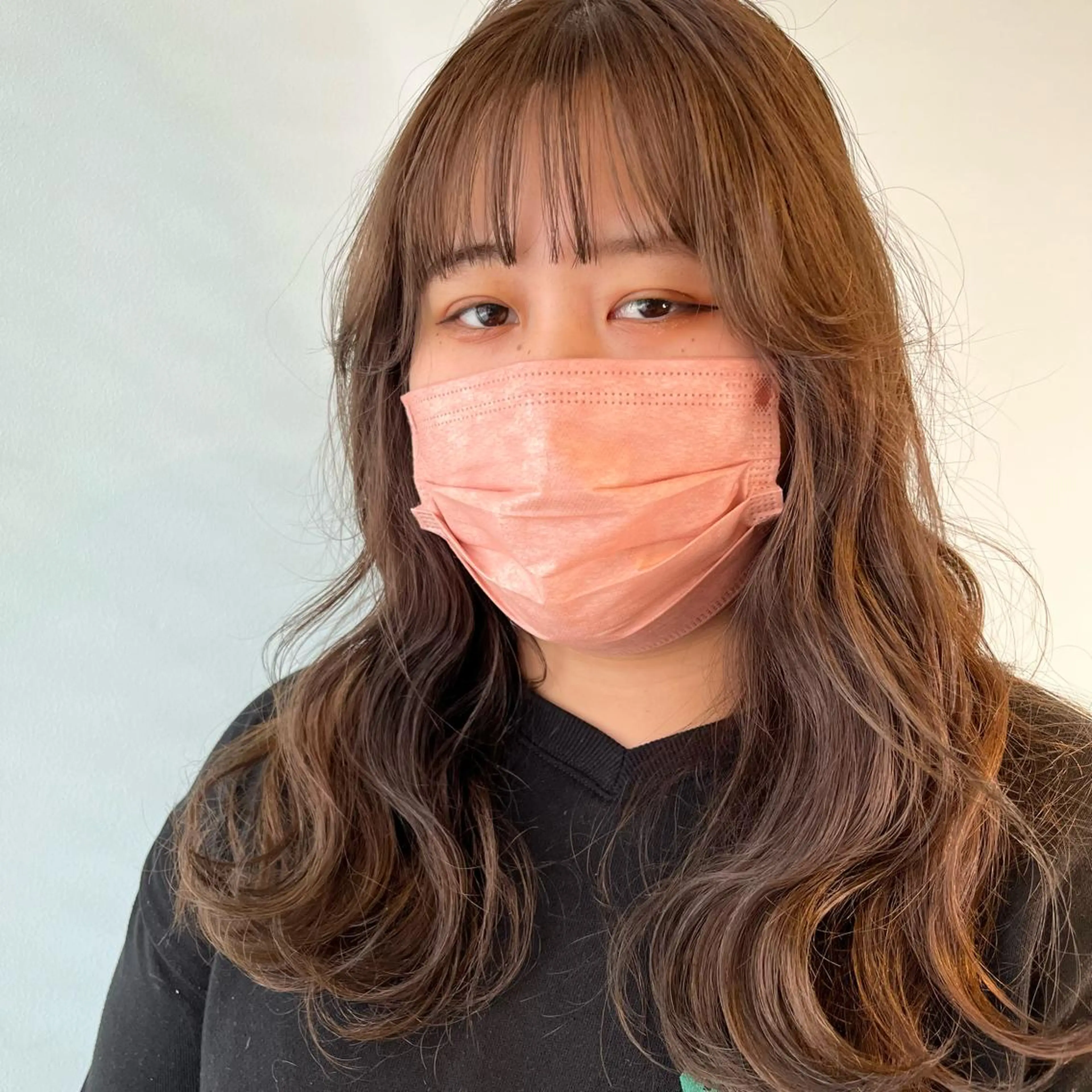 セミロング カラー 透明感カラー SOYON 🤍CHIZU🤍.のヘアスタイル