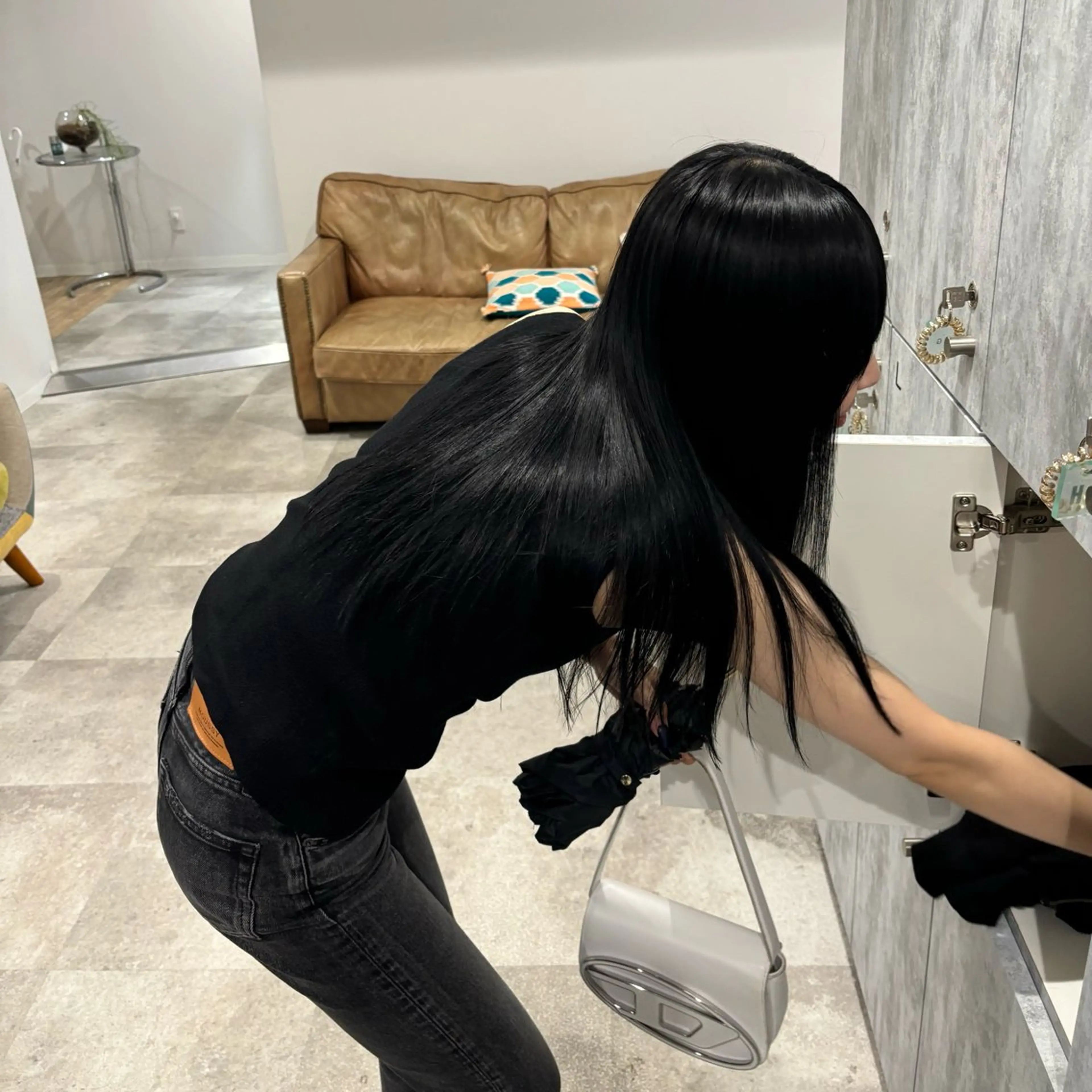 ロング カラー カット ヘアカラー ブリーチ無しダブル カラー / LINAのヘアスタイル