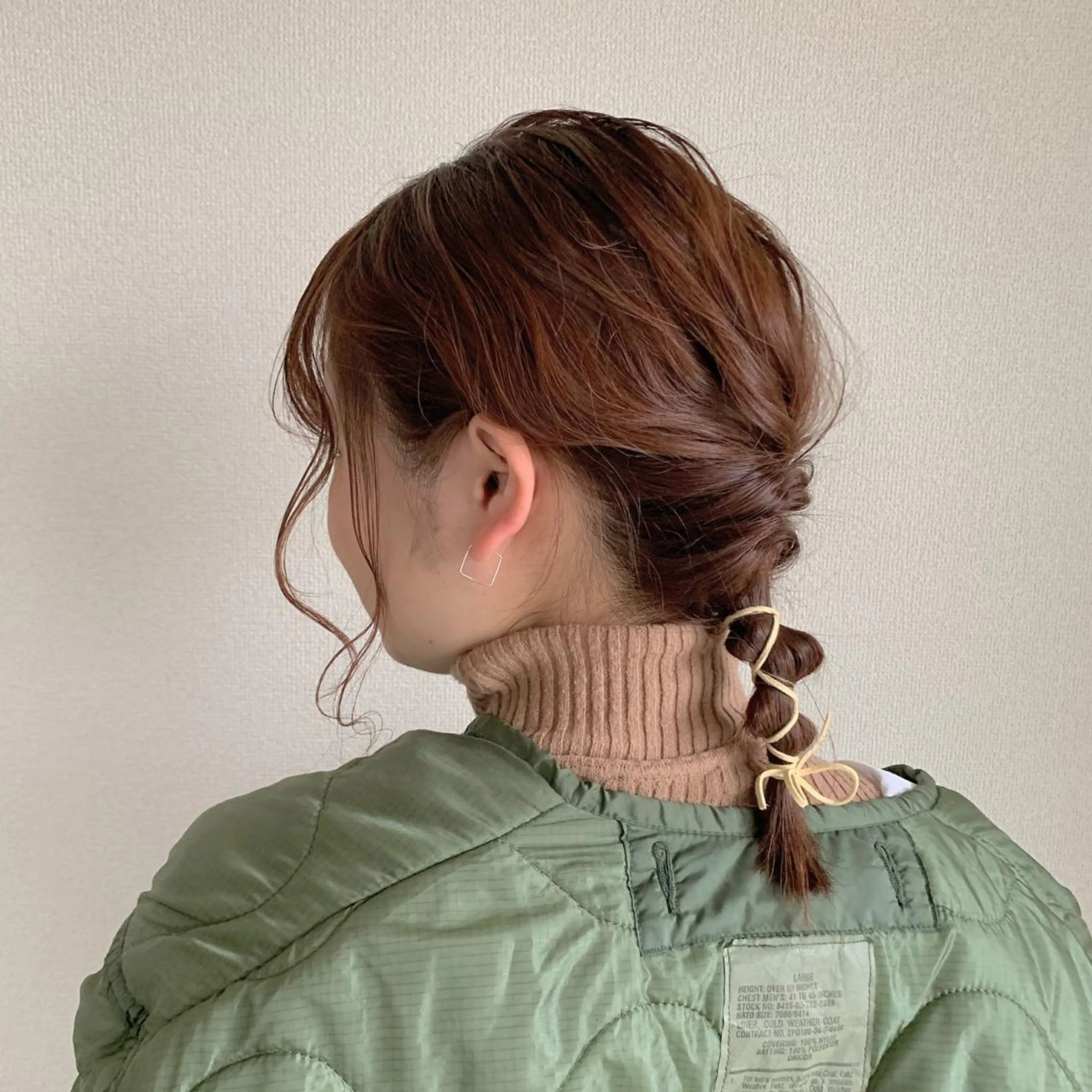 ミディアム カラー ヘアアレンジ Saki サキのヘアスタイル