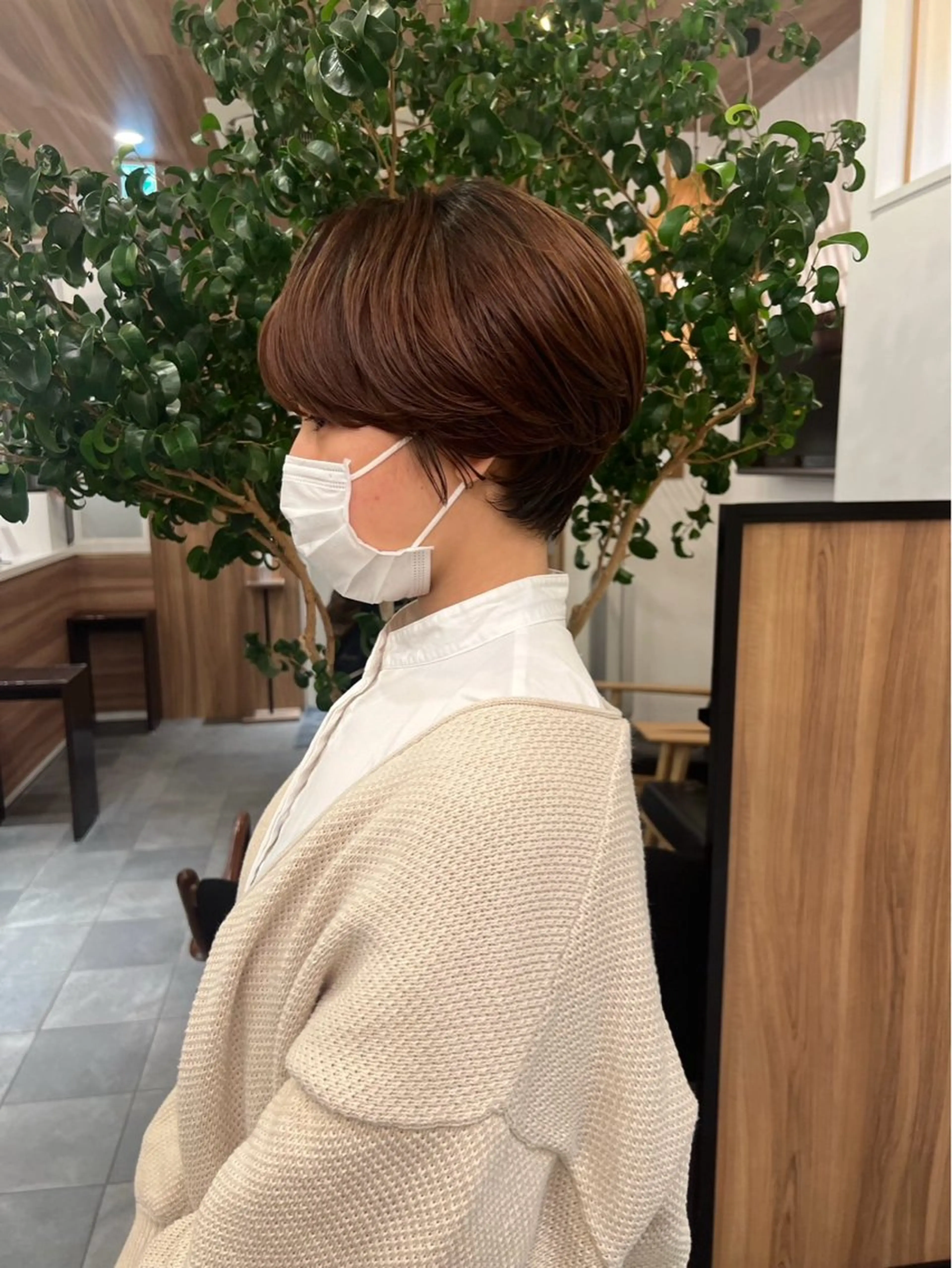 ショート パーマ カット パーマ BEAUTRIUM 穂乃香のヘアスタイル