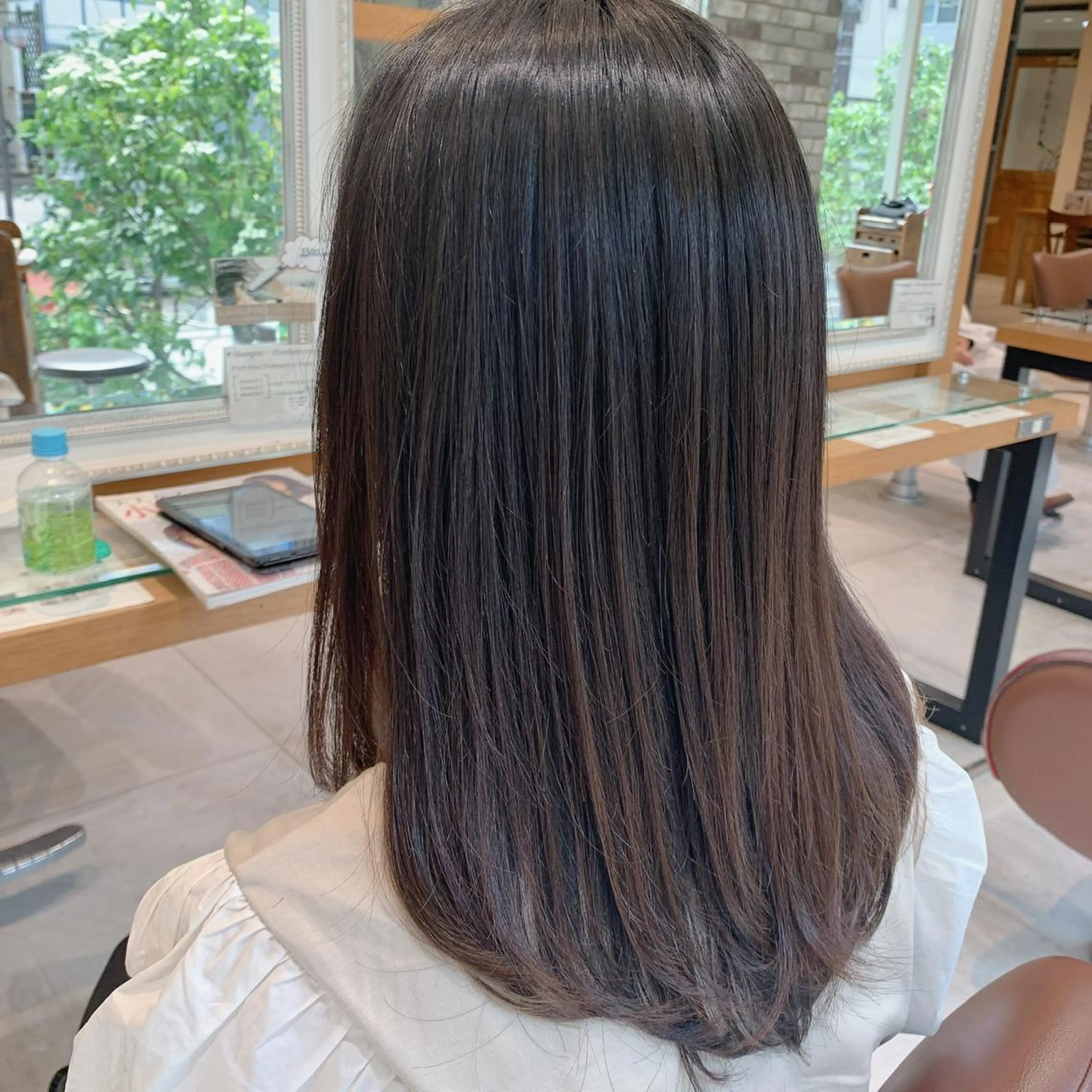 セミロング カット 縮毛矯正 似合わせカット🌷関 郁美🌷のヘアスタイル