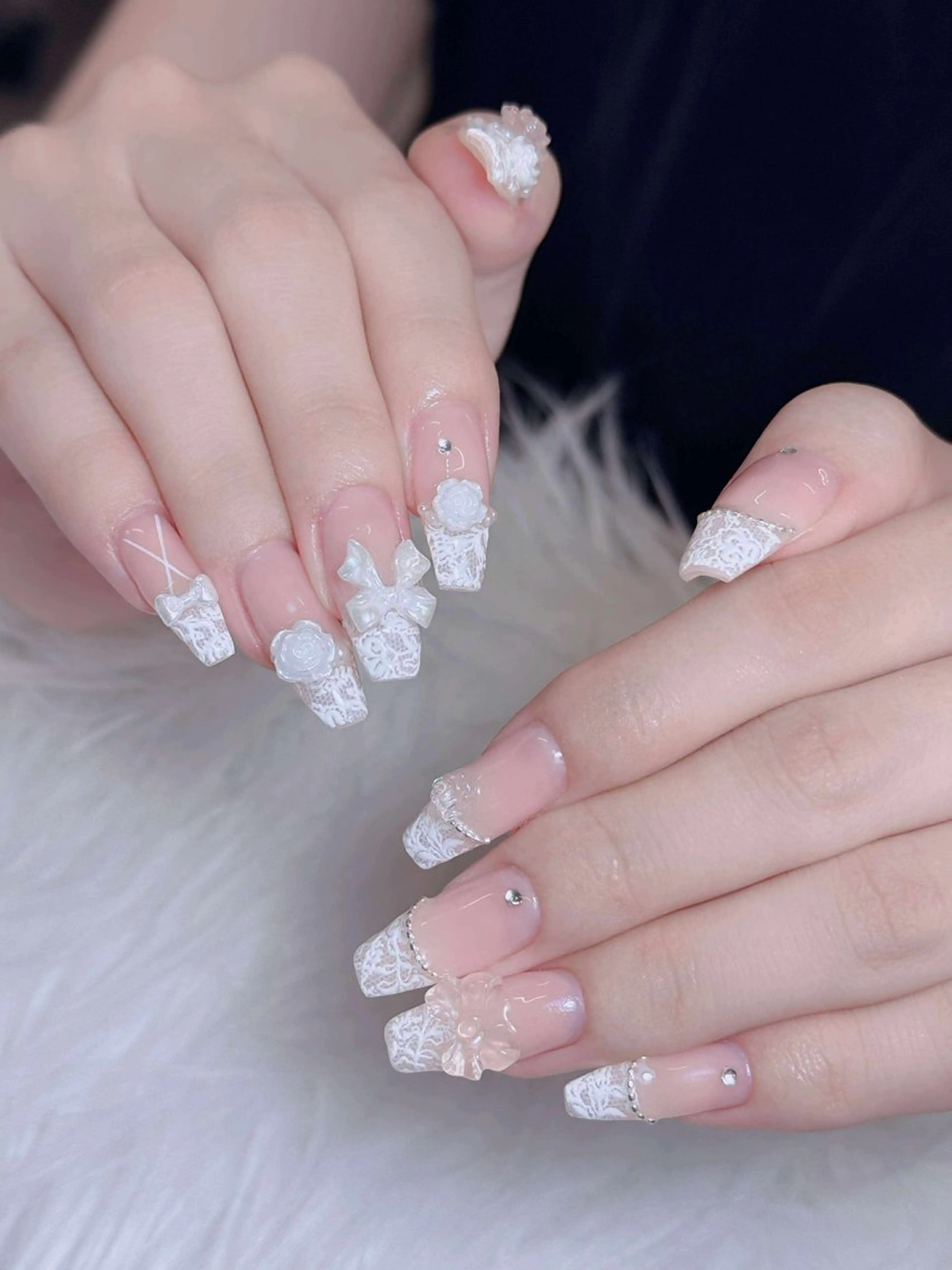 ネイル オーロラネイル チークネイル フットネイル フレンチネイル 韓国ネイル ハンドネイル Lumi Nailのネイルデザイン