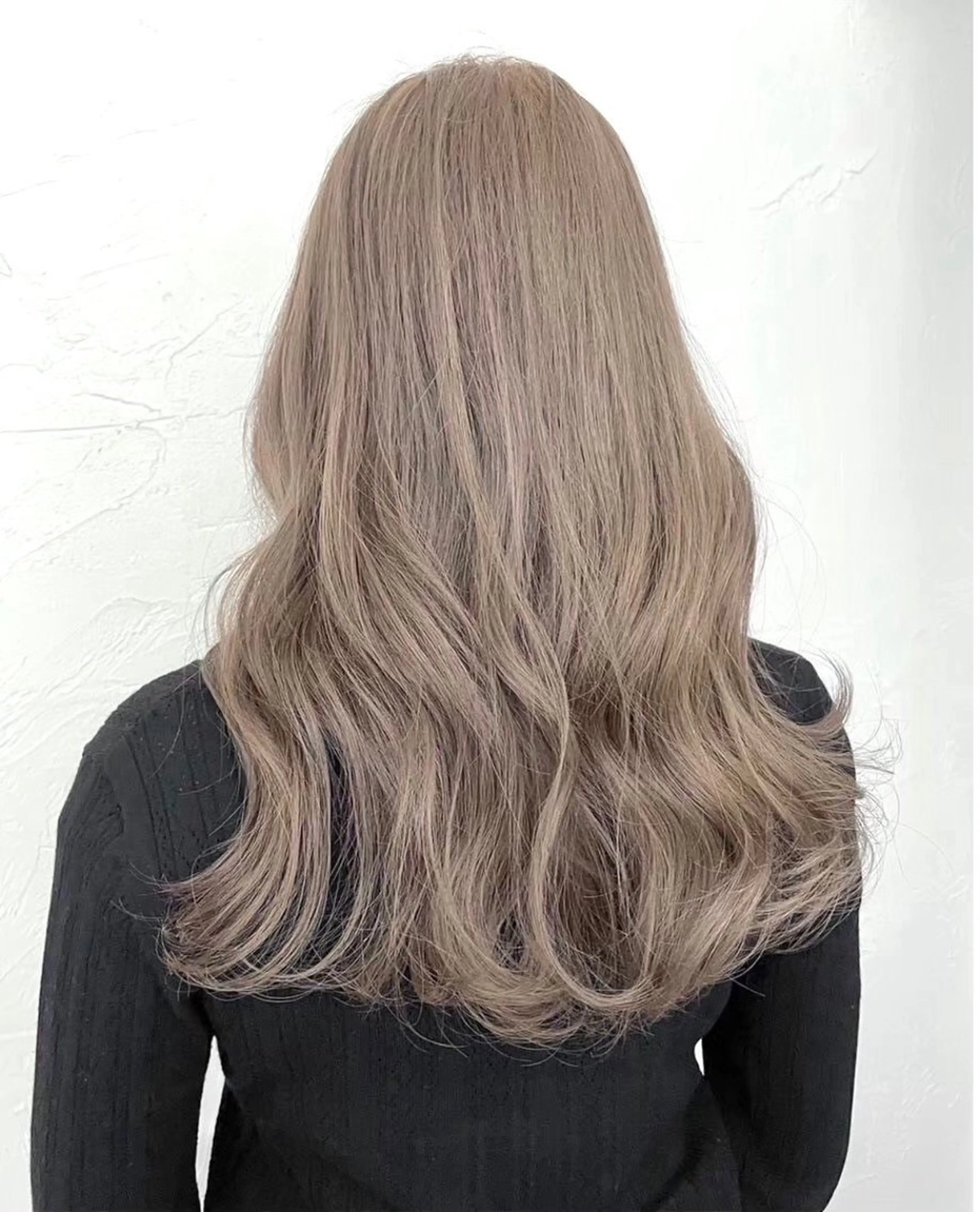 ロング カラー ヘアカラー トリートメント 韓国ベージュ🪞艶 カラー/yume❤︎のヘアスタイル