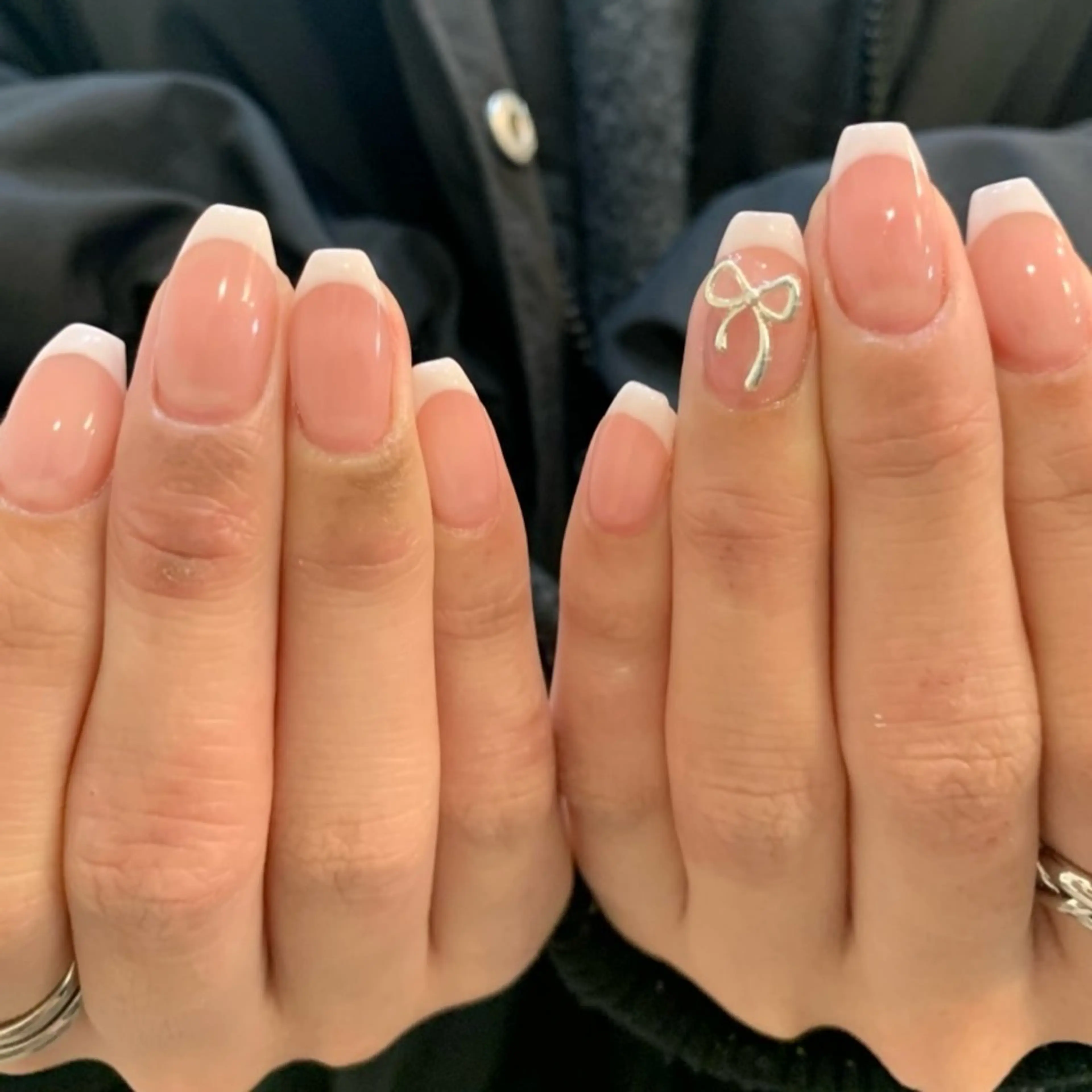 ネイル フレンチネイル ハンドネイル qup nail♥️ Itoのネイルデザイン