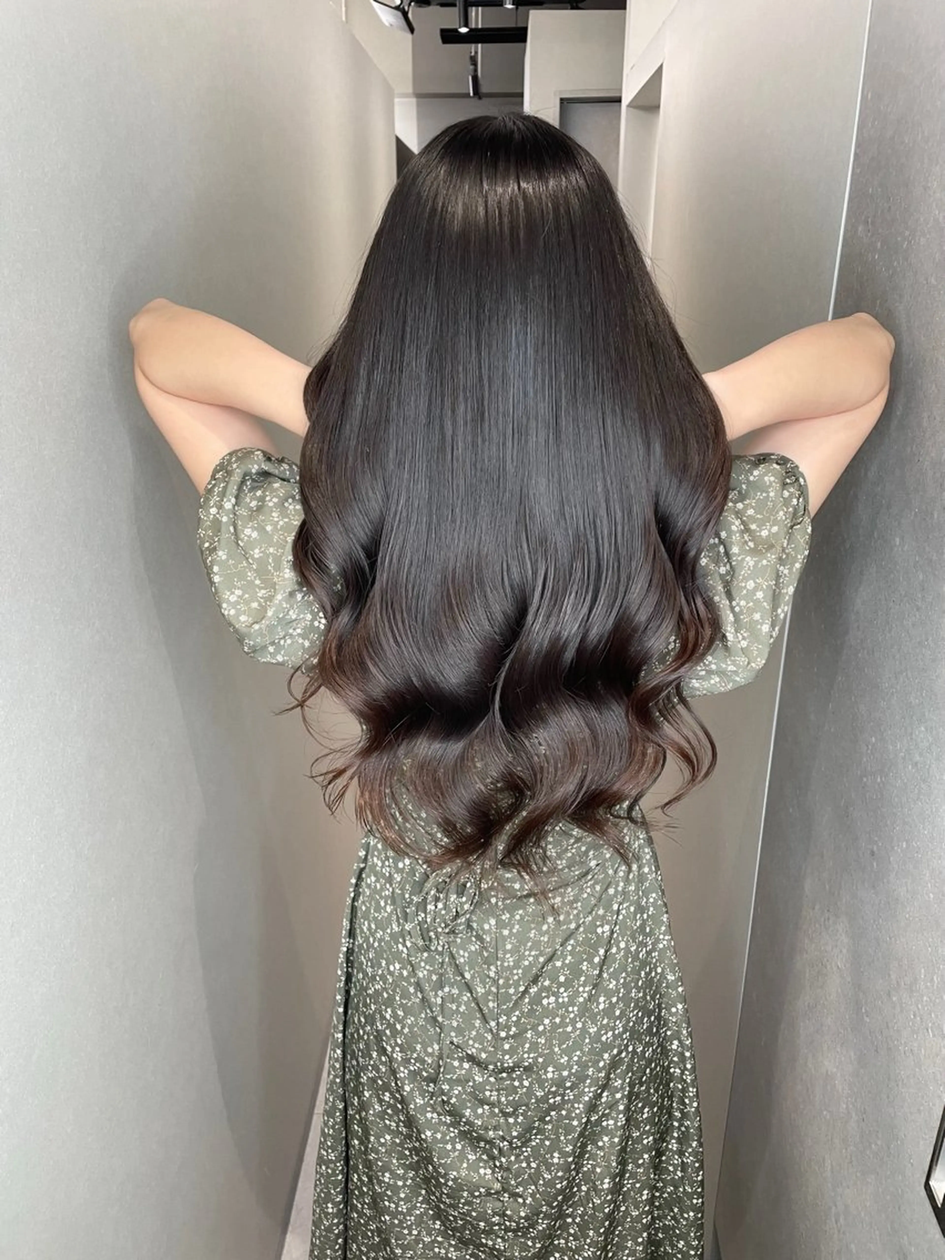 セミロング 髪質改善 縮毛矯正 トリートメント ヘアカラー トリートメント BOOTH share saron所属・今井 勝也のヘアスタイル